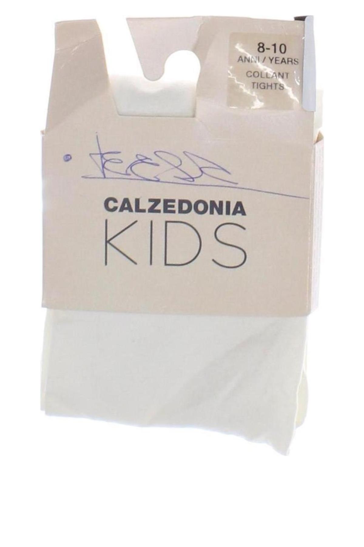 Παιδικό καλσόν Calzedonia, Μέγεθος 8-9y/ 134-140 εκ., Χρώμα Λευκό, Τιμή 12,99 €