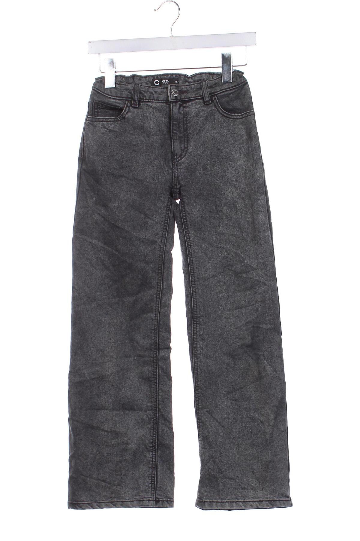 Kinderjeans Cubus, Größe 10-11y/ 146-152 cm, Farbe Grau, Preis 12,99 €