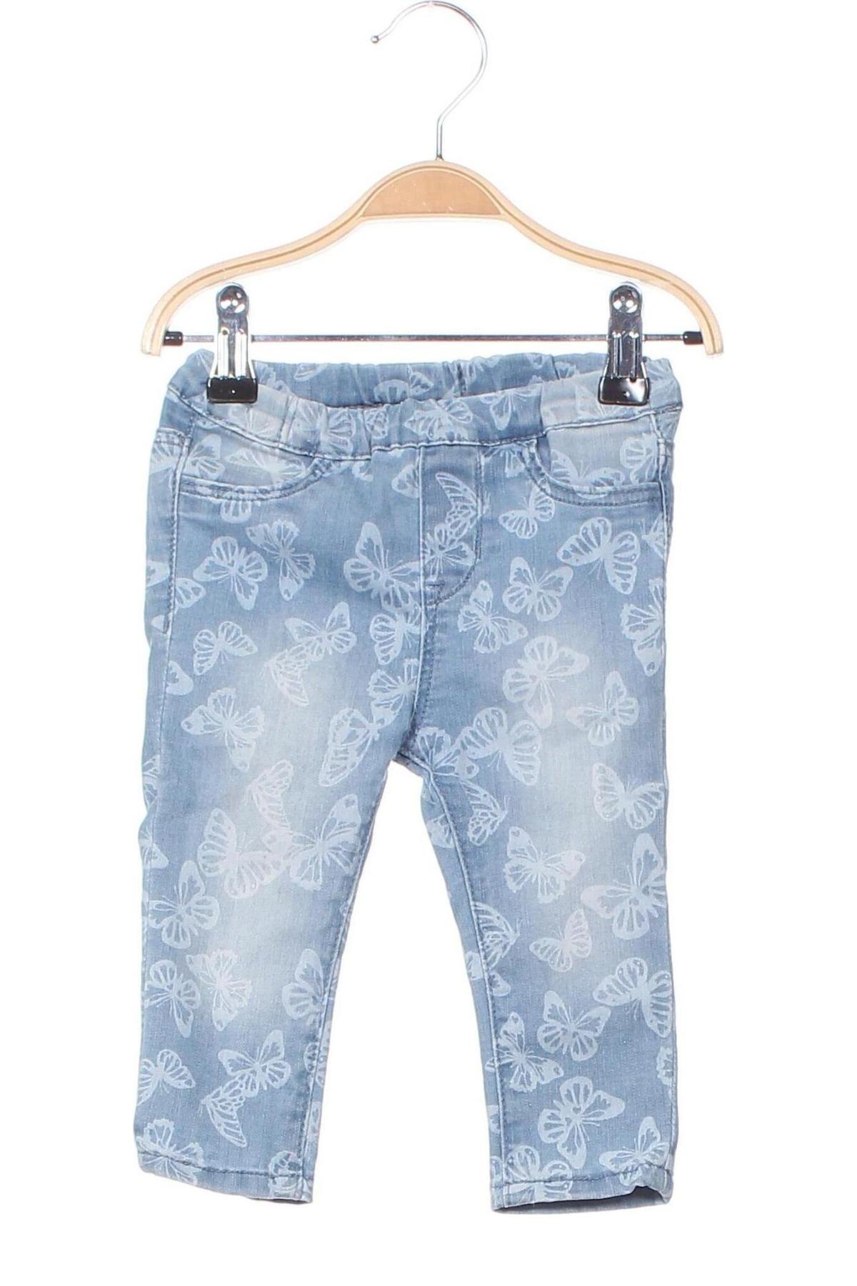 Detské džínsy  H&M, Veľkosť 6-9m/ 68-74 cm, Farba Modrá, Cena  10,95 €