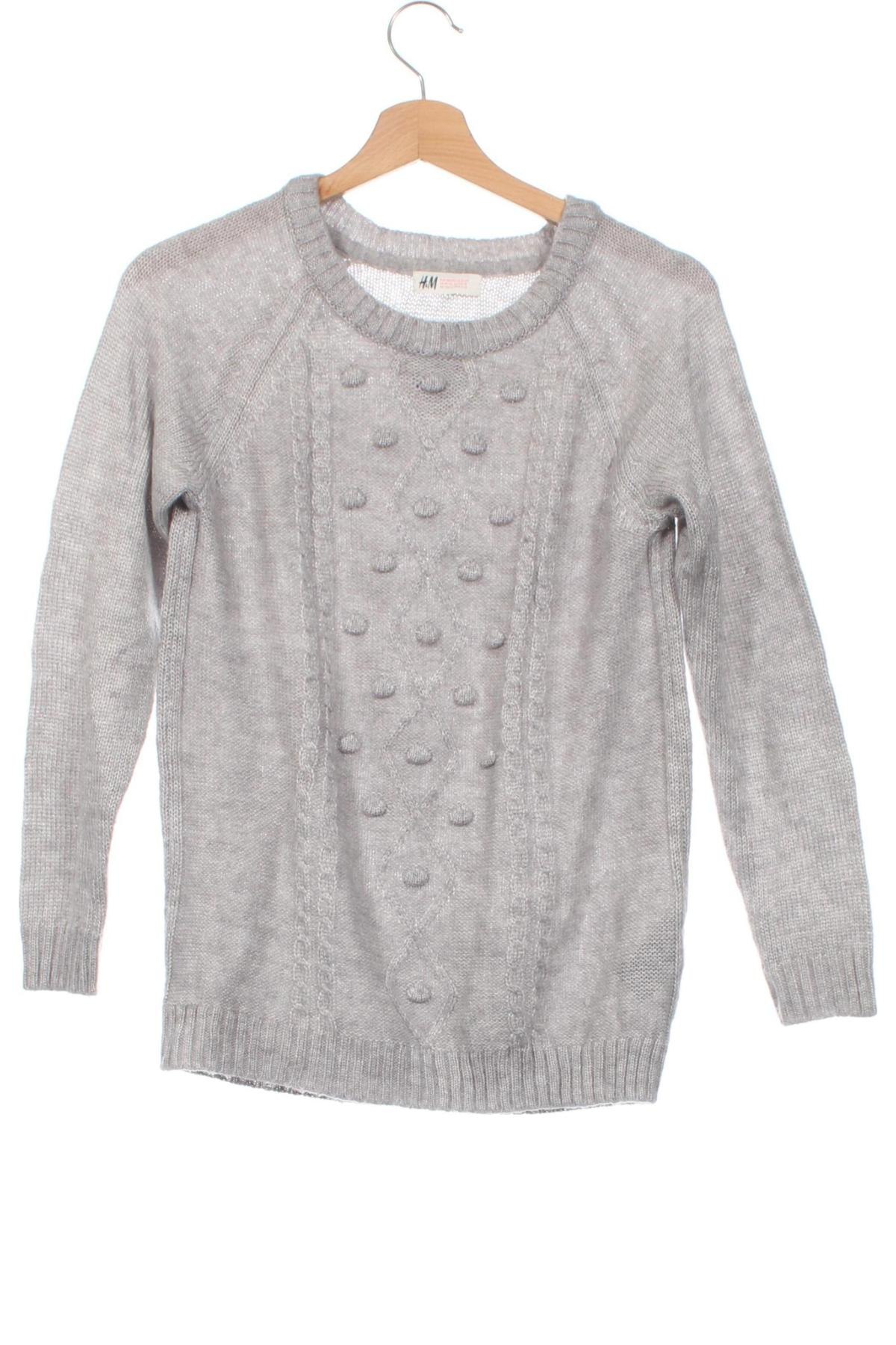 Kinderpullover H&M, Größe 10-11y/ 146-152 cm, Farbe Grau, Preis € 8,99