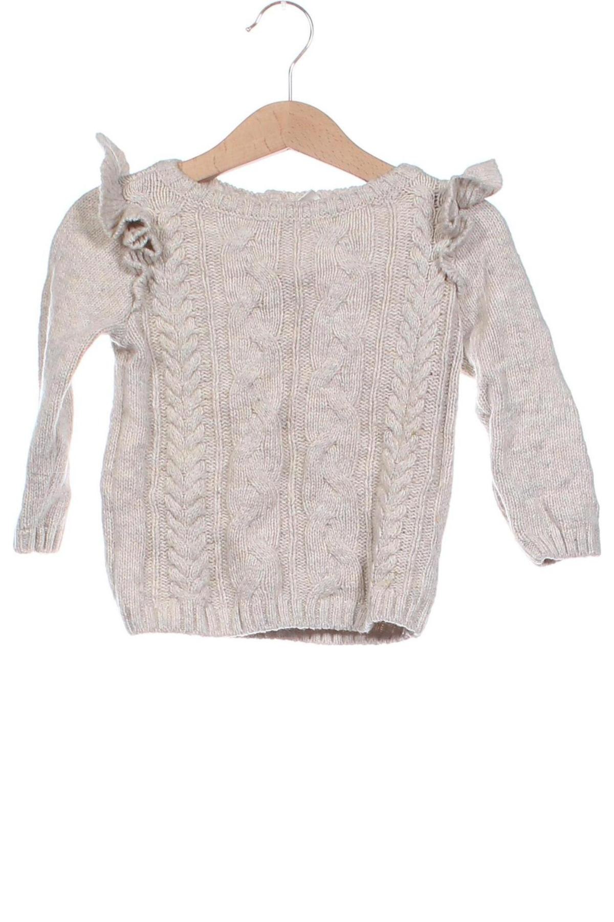 Kinderpullover H&M, Größe 6-9m/ 68-74 cm, Farbe Beige, Preis 8,49 €