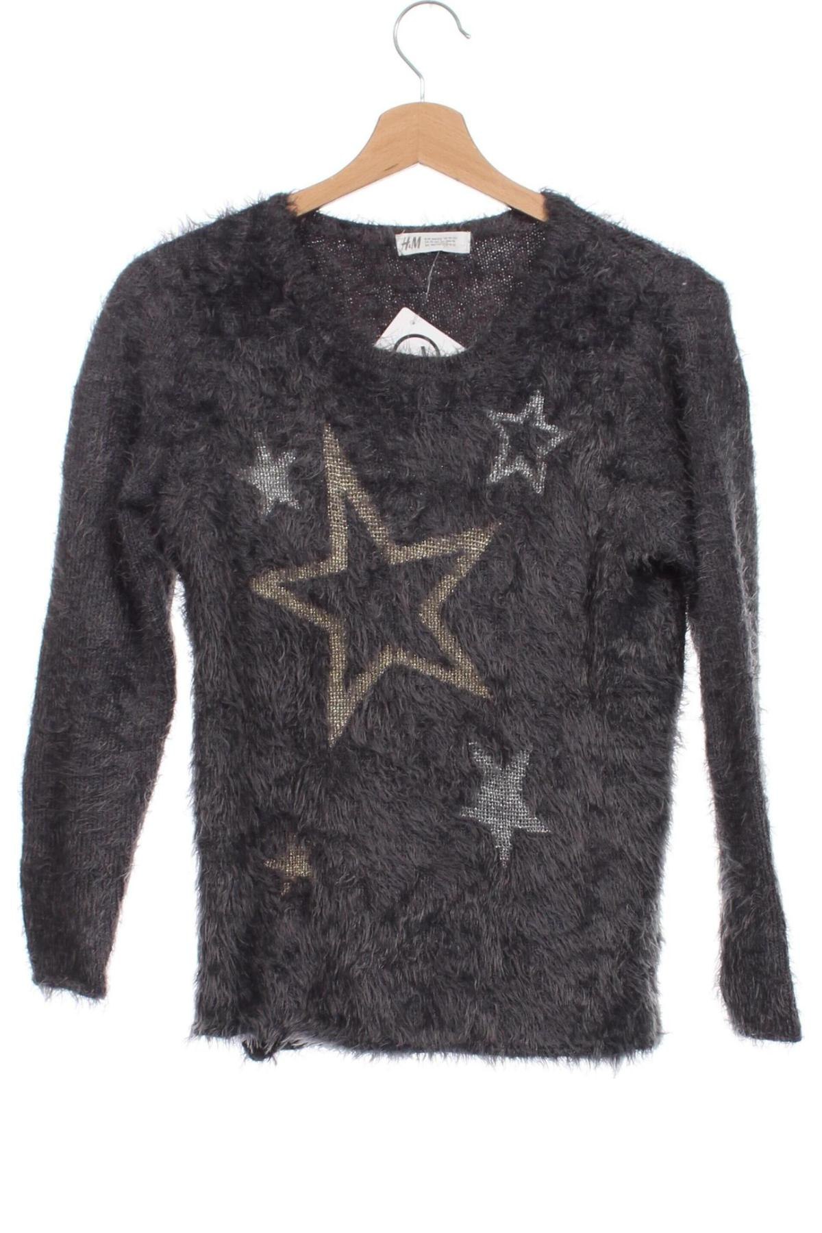 Dziecięcy sweter H&M, Rozmiar 9-10y/ 140-146 cm, Kolor Szary, Cena 54,99 zł