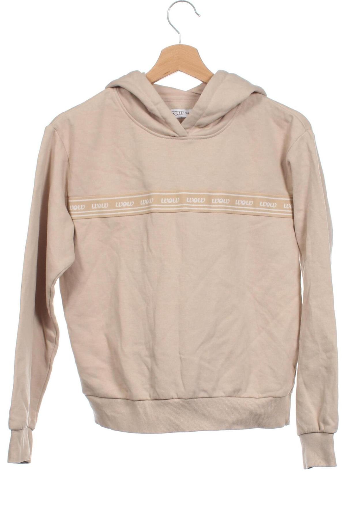 Kinder Sweatshirts Wow, Größe 11-12y/ 152-158 cm, Farbe Beige, Preis 15,99 €