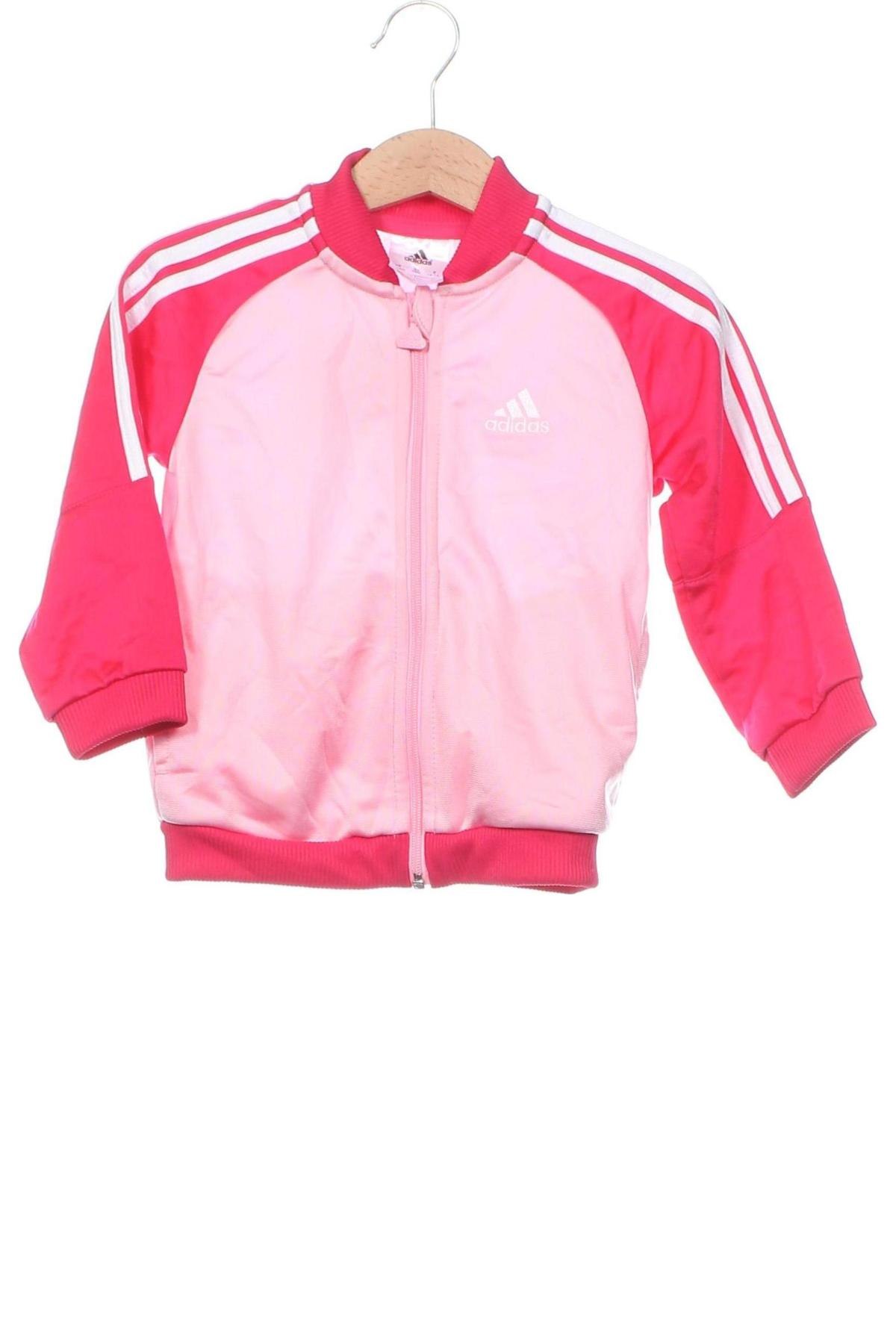 Παιδικό αθλητικό πάνω φόρμα Adidas, Μέγεθος 12-18m/ 80-86 εκ., Χρώμα Ρόζ , Τιμή 20,99 €