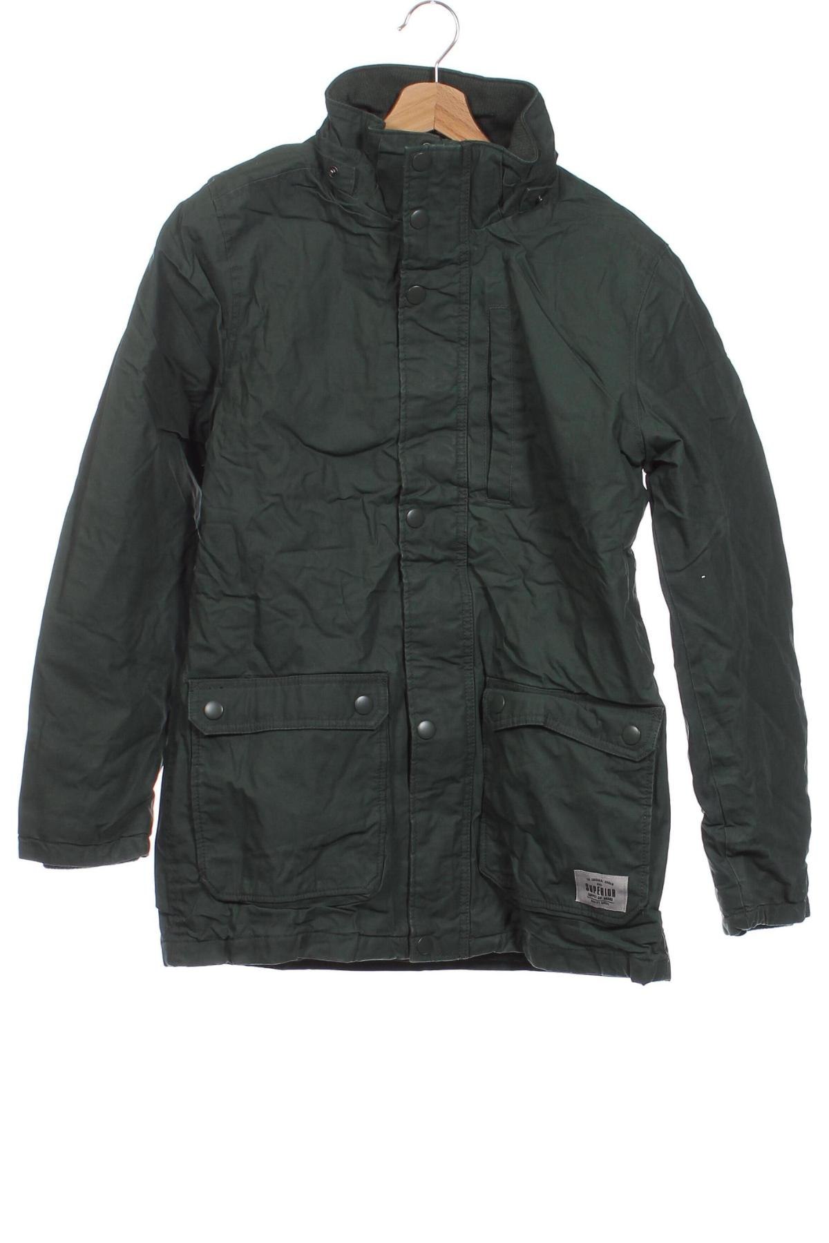 Kinderjacke H&M, Größe 13-14y/ 164-168 cm, Farbe Grün, Preis € 17,99