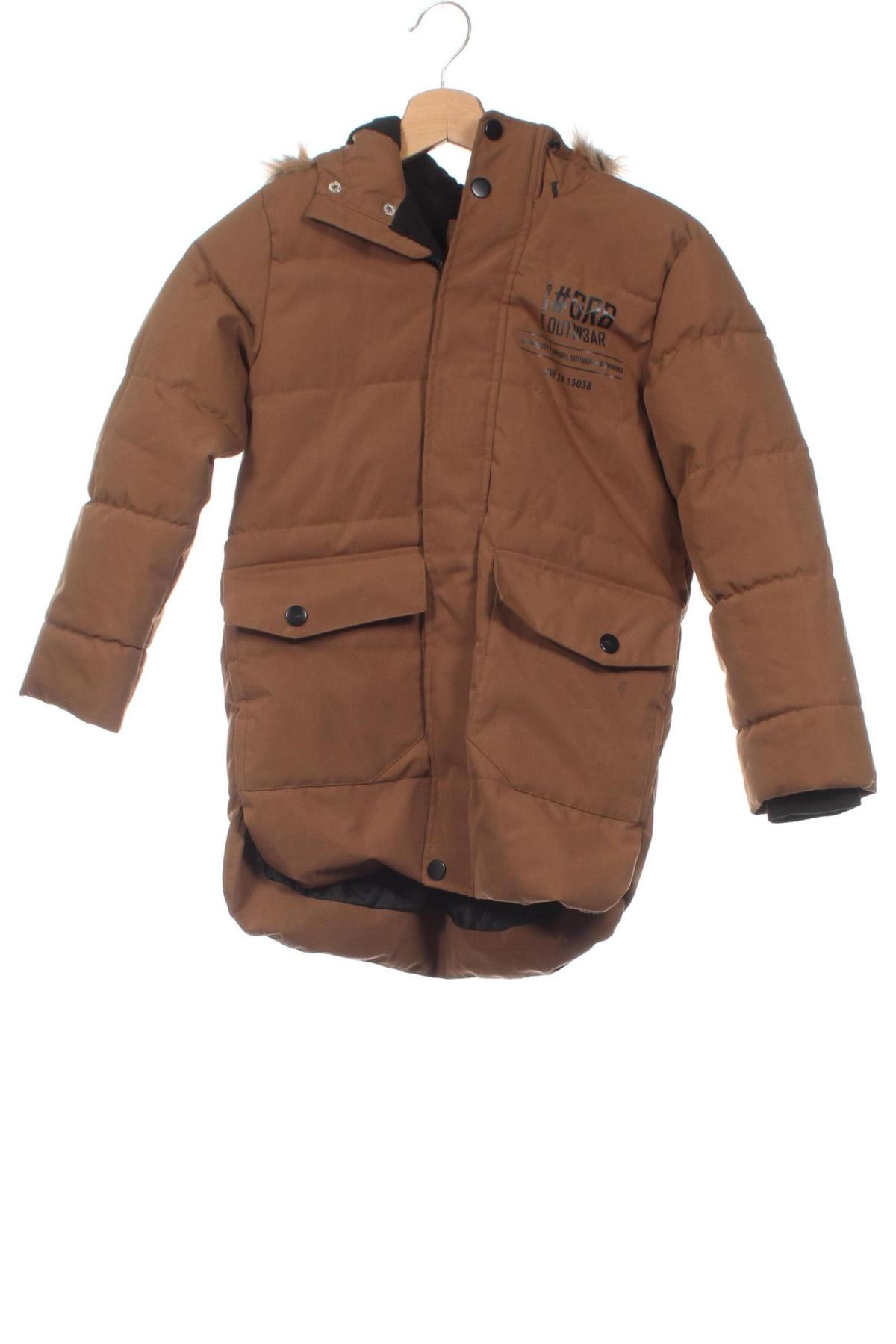 Kinderjacke Sinsay, Größe 7-8y/ 128-134 cm, Farbe Braun, Preis 16,37 €