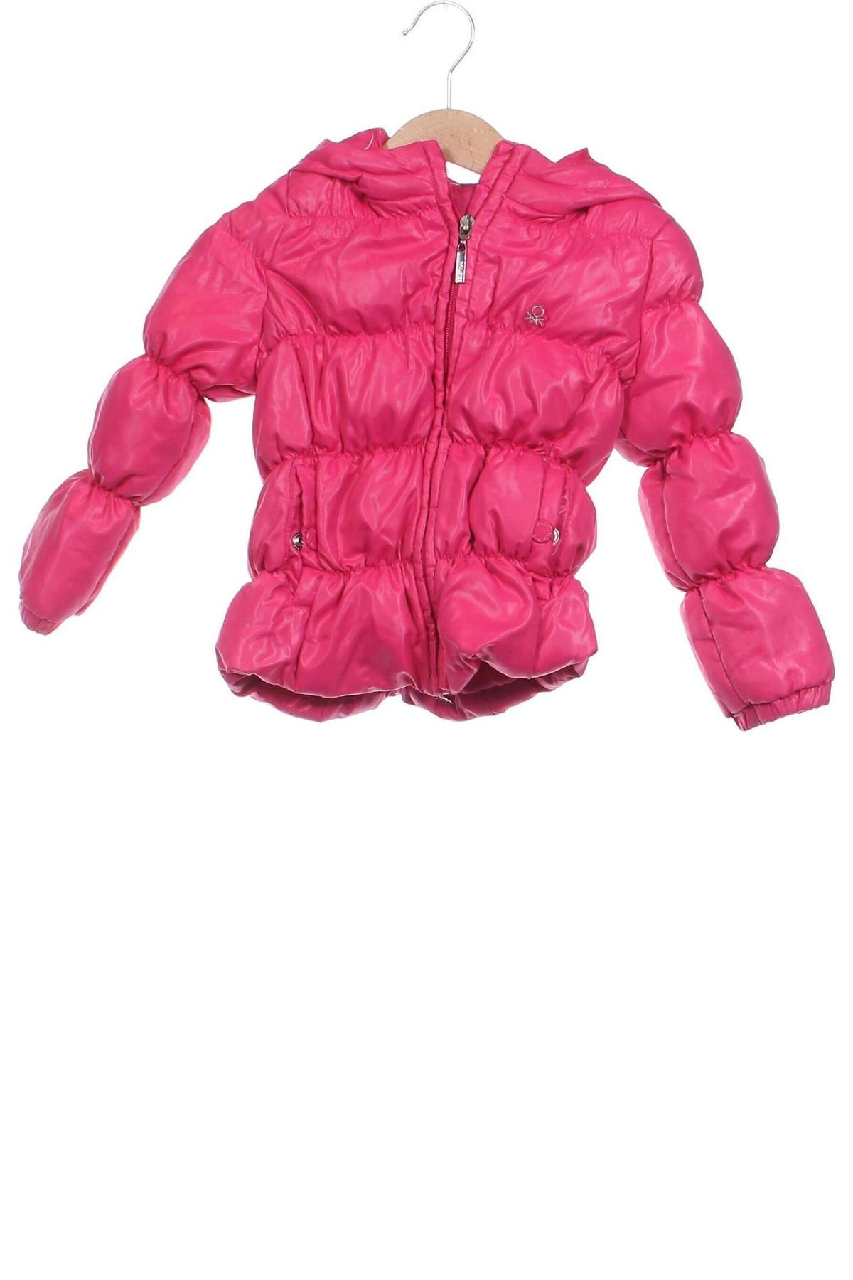 Dětská bunda  United Colors Of Benetton, Velikost 4-5y/ 110-116 cm, Barva Růžová, Cena  444,00 Kč