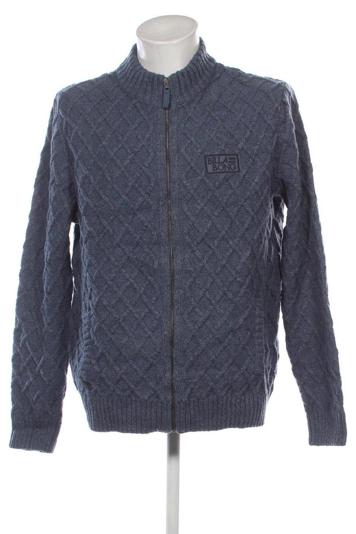 Herren Strickjacke Billabong, Größe L, Farbe Blau, Preis € 33,99