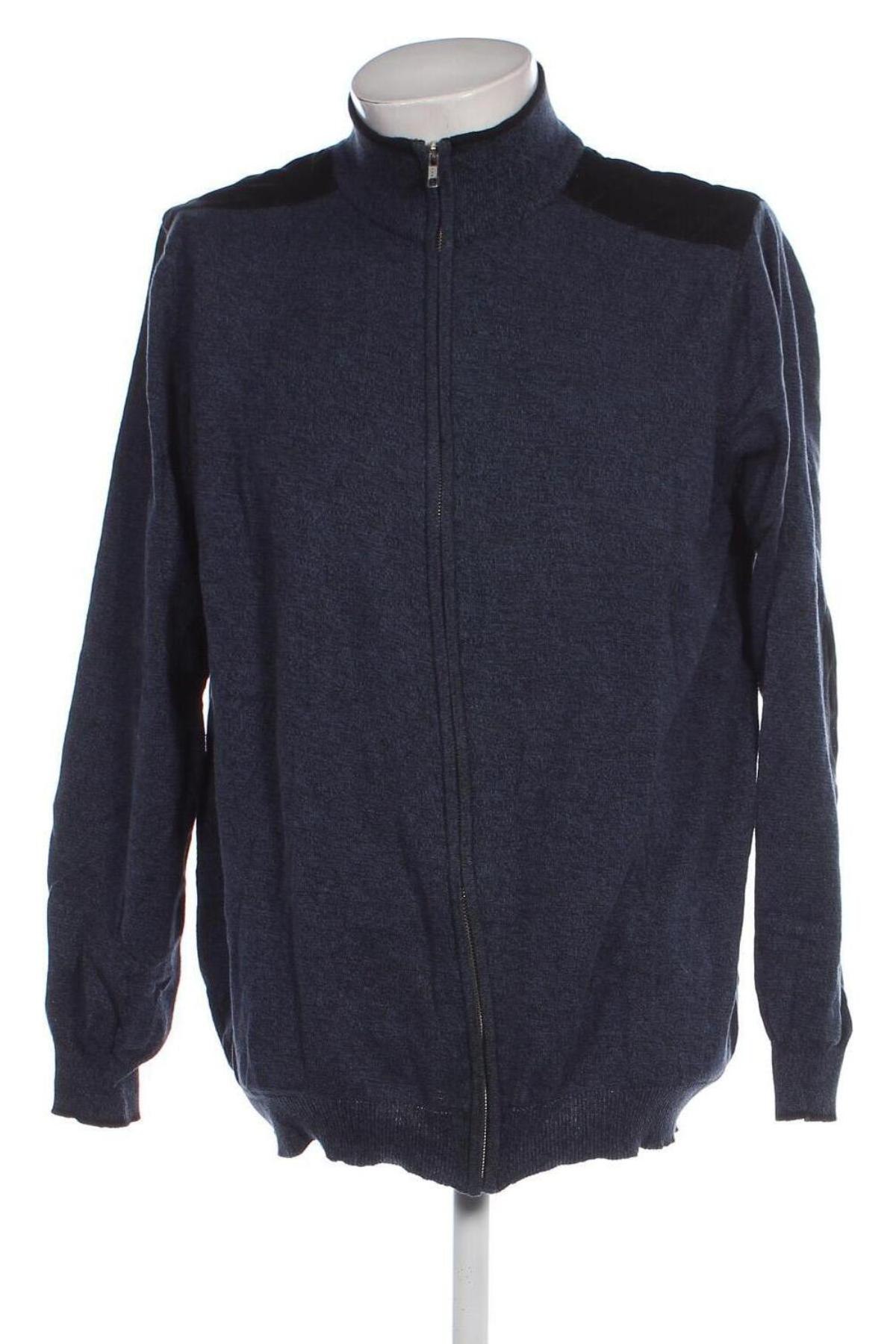 Herren Strickjacke Dressmann, Größe XXL, Farbe Blau, Preis € 23,99