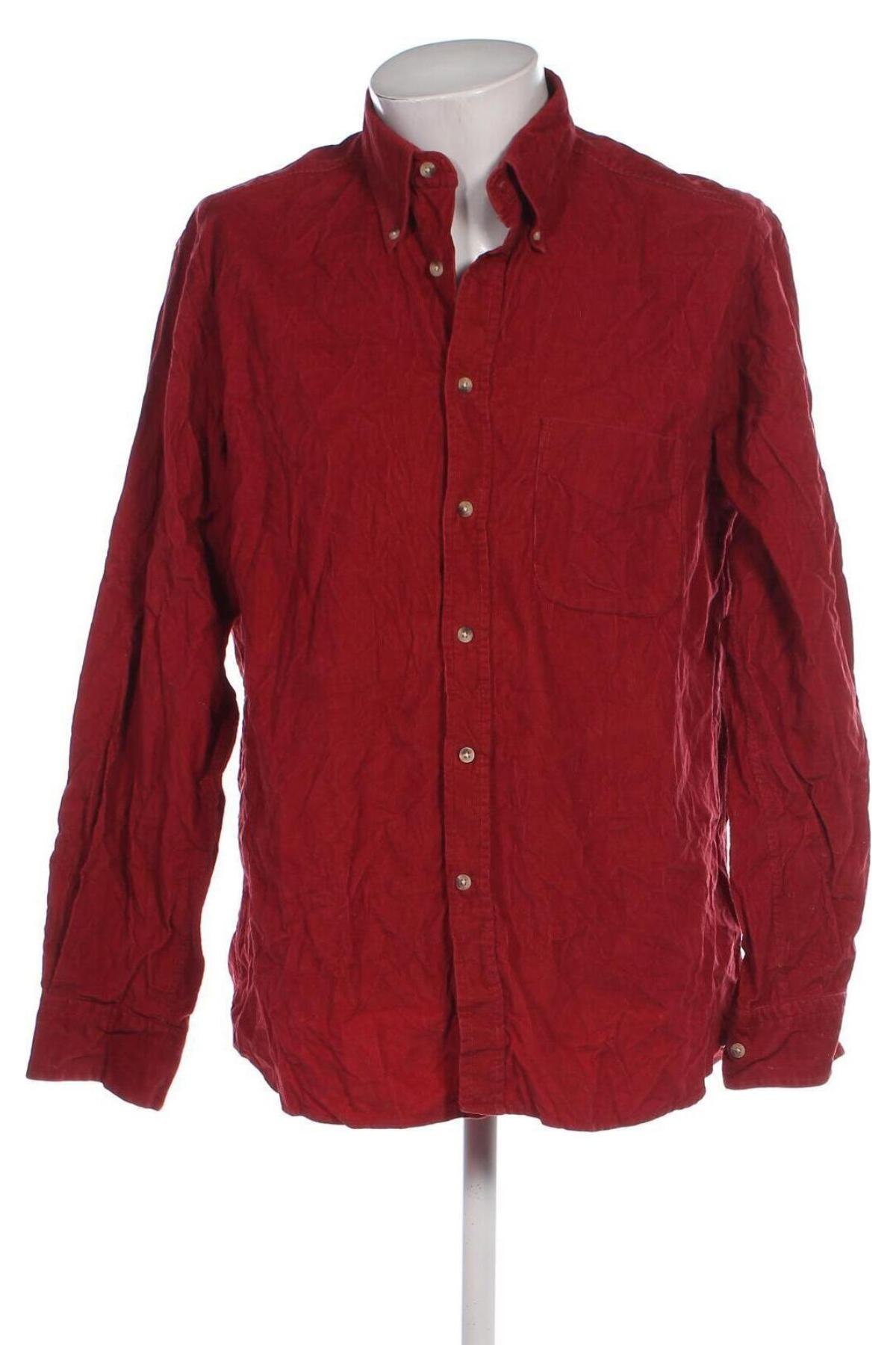 Herrenhemd Camicissima, Größe XL, Farbe Rot, Preis 10,99 €