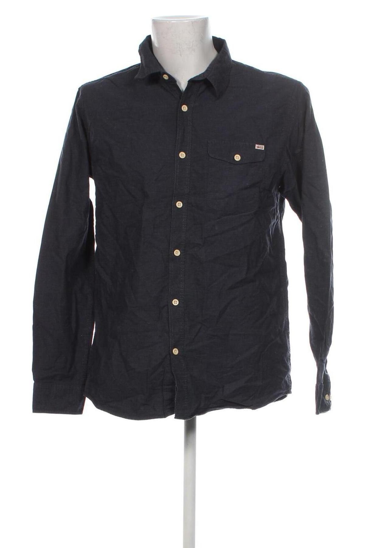 Cămașă de bărbați Jack & Jones, Mărime XL, Culoare Albastru, Preț 56,99 Lei