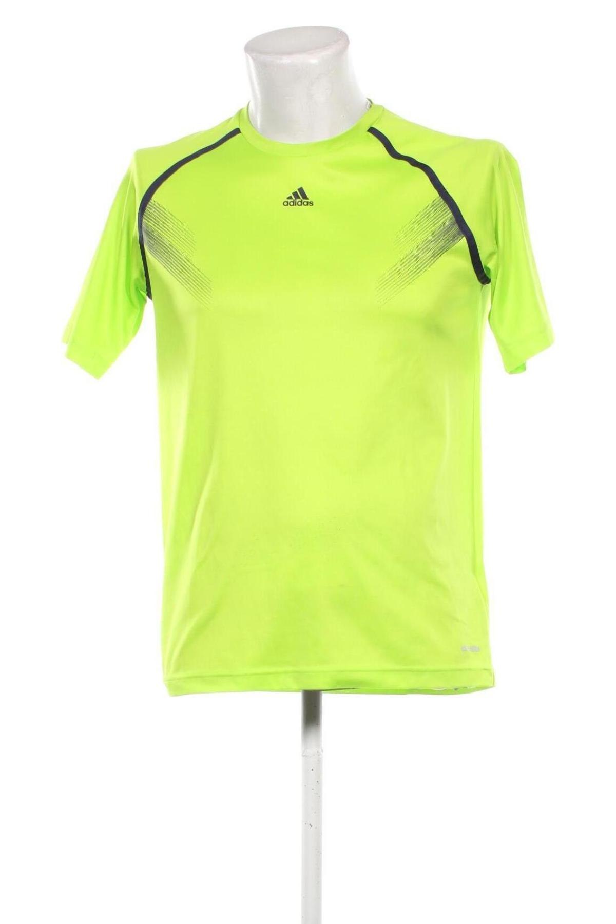 Herren T-Shirt Adidas, Größe M, Farbe Grün, Preis € 14,00