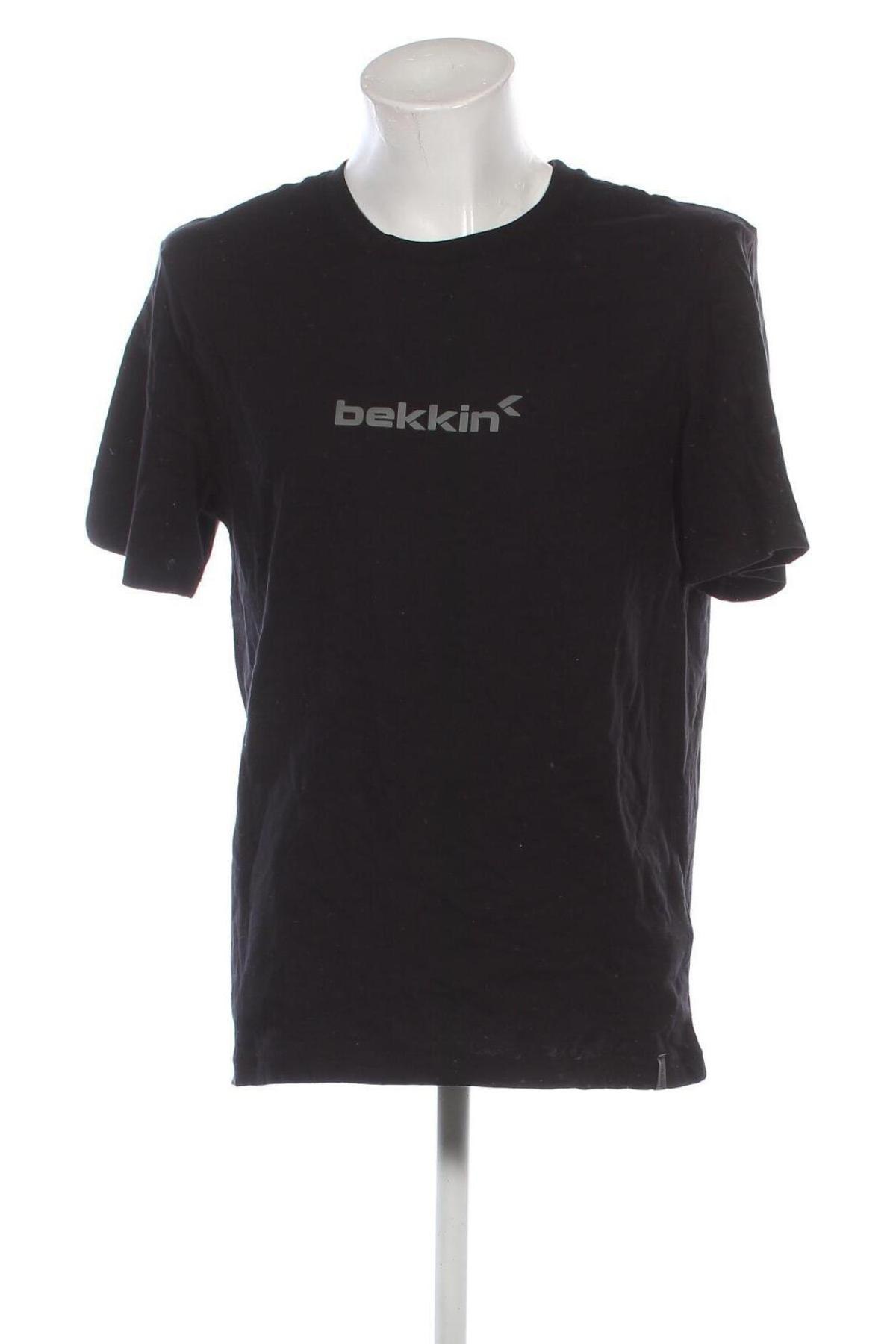 Herren T-Shirt Bekkin, Größe L, Farbe Schwarz, Preis 9,72 €