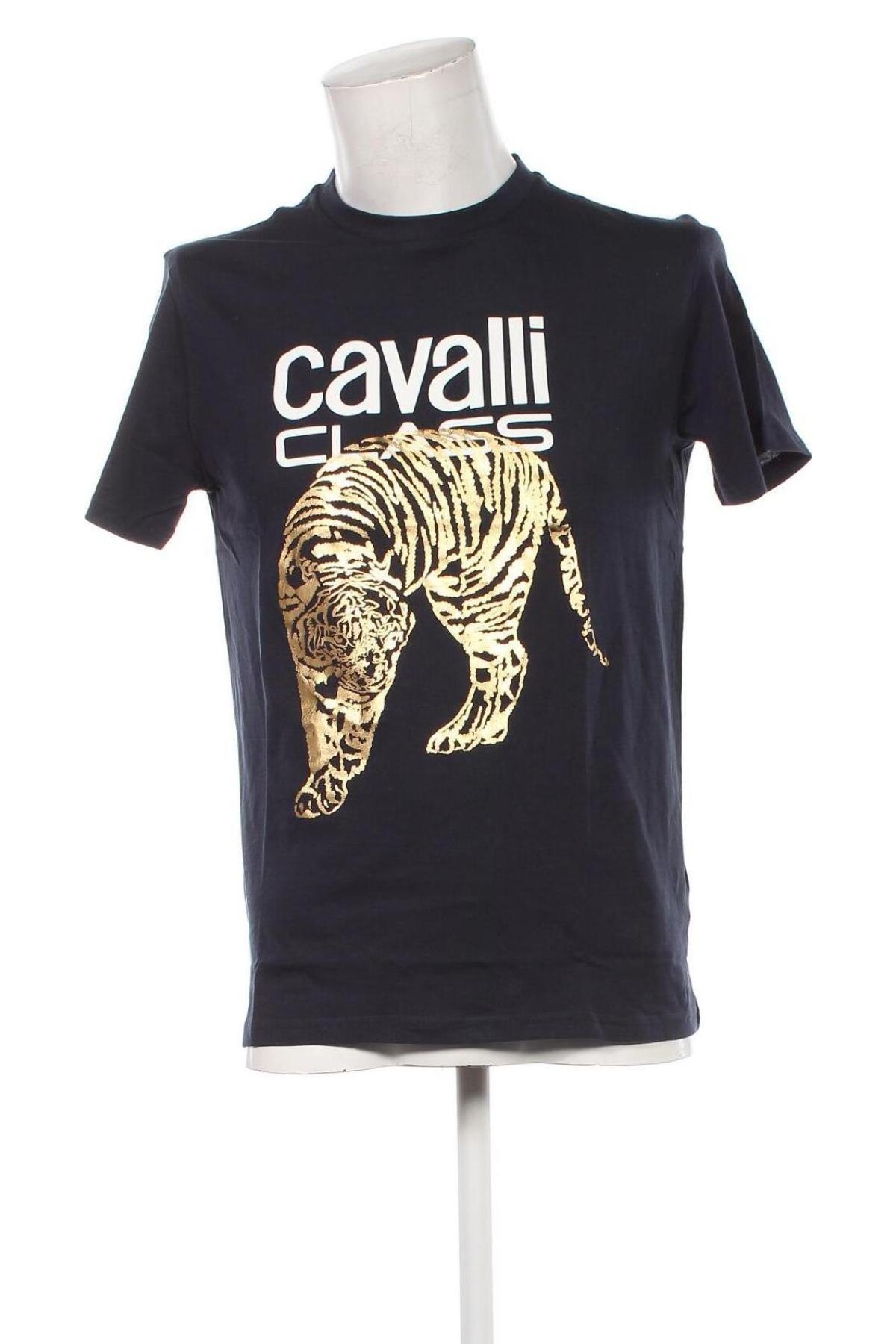 Pánske tričko  Cavalli Class, Veľkosť L, Farba Modrá, Cena  78,53 €