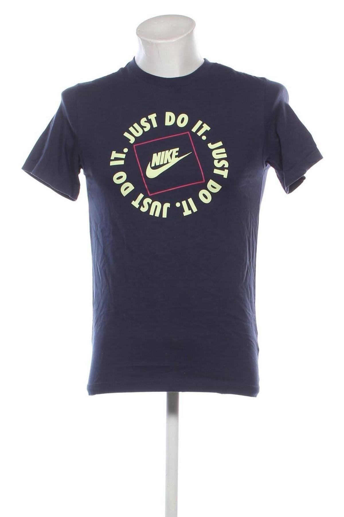 Herren T-Shirt Nike, Größe S, Farbe Blau, Preis 14,00 €