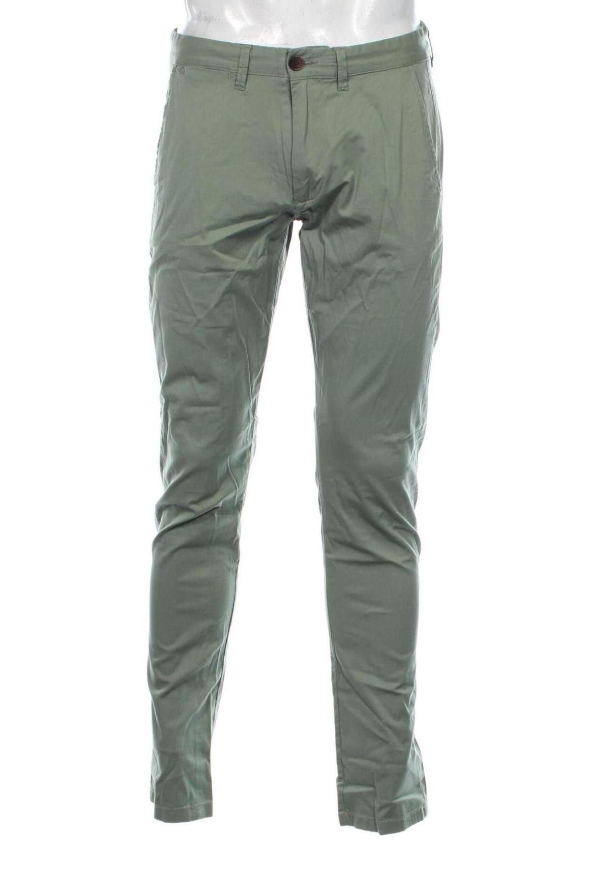 Pantaloni de bărbați Selected Homme, Mărime L, Culoare Verde, Preț 67,99 Lei