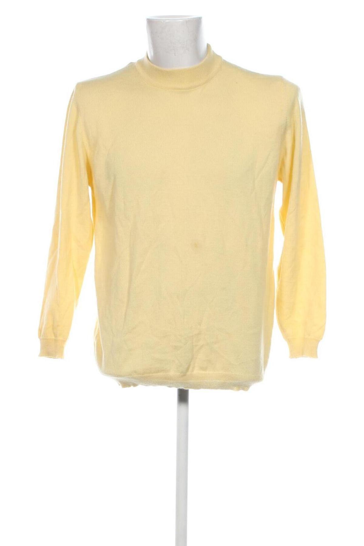 Herrenpullover, Größe M, Farbe Gelb, Preis 14,99 €