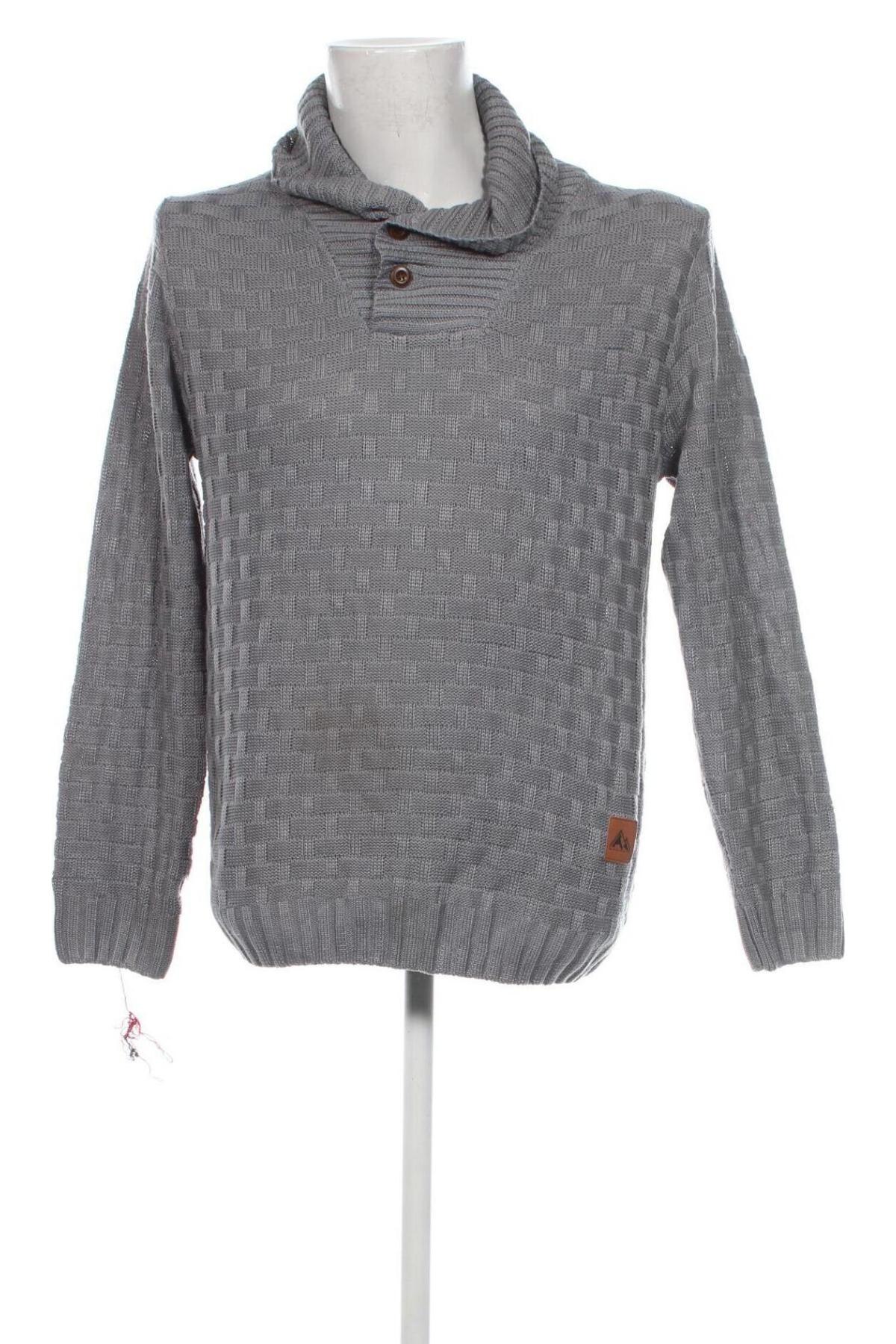 Herrenpullover, Größe L, Farbe Grau, Preis 14,99 €