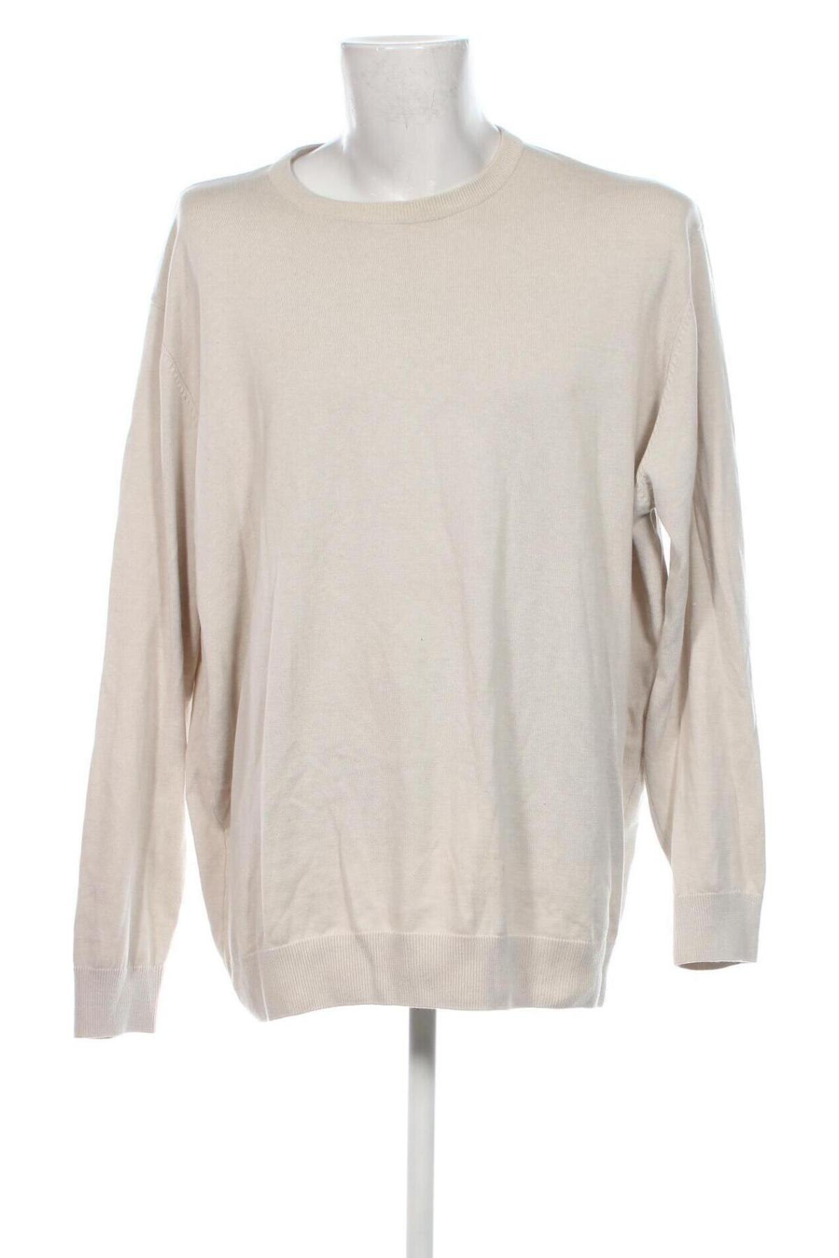 Herrenpullover, Größe 5XL, Farbe Beige, Preis € 17,99