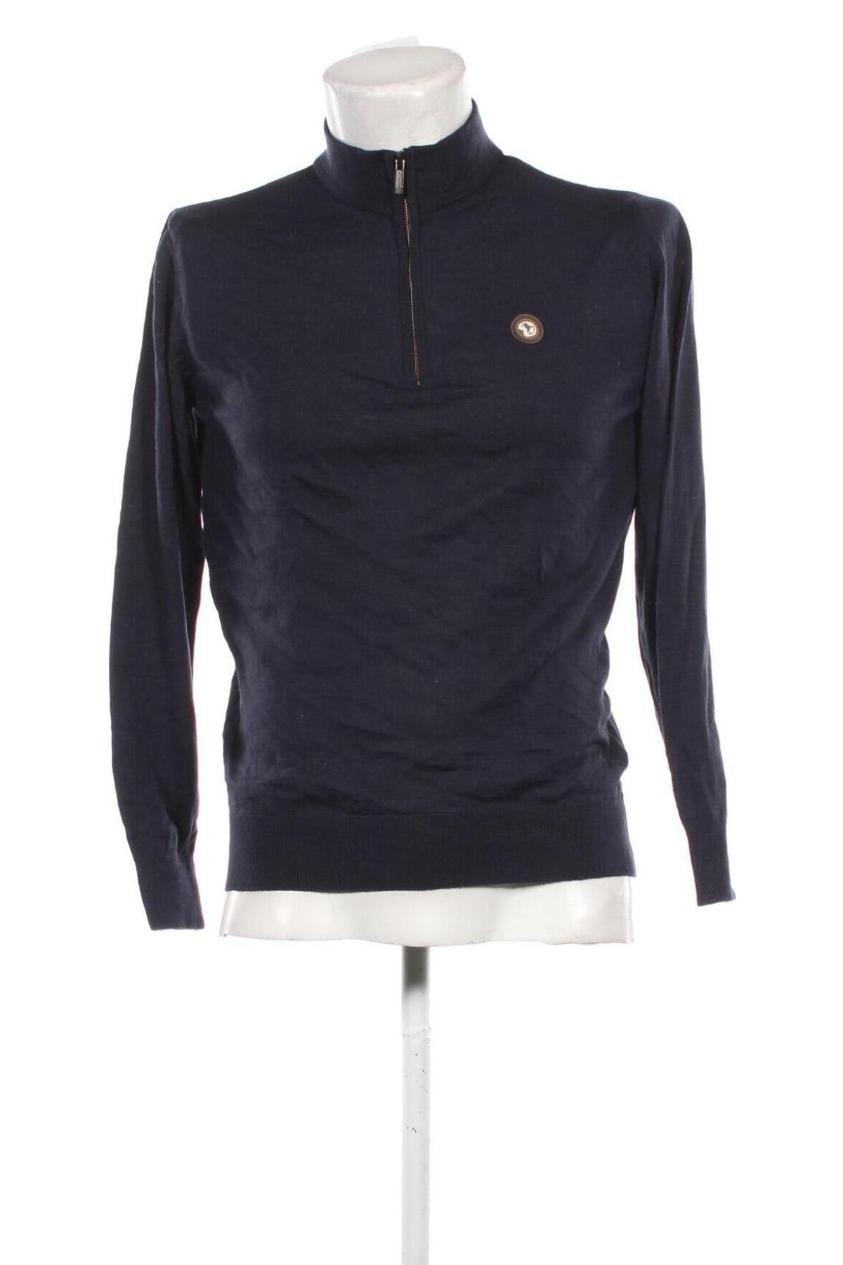 Herrenpullover Benson & Cherry, Größe M, Farbe Blau, Preis € 22,49