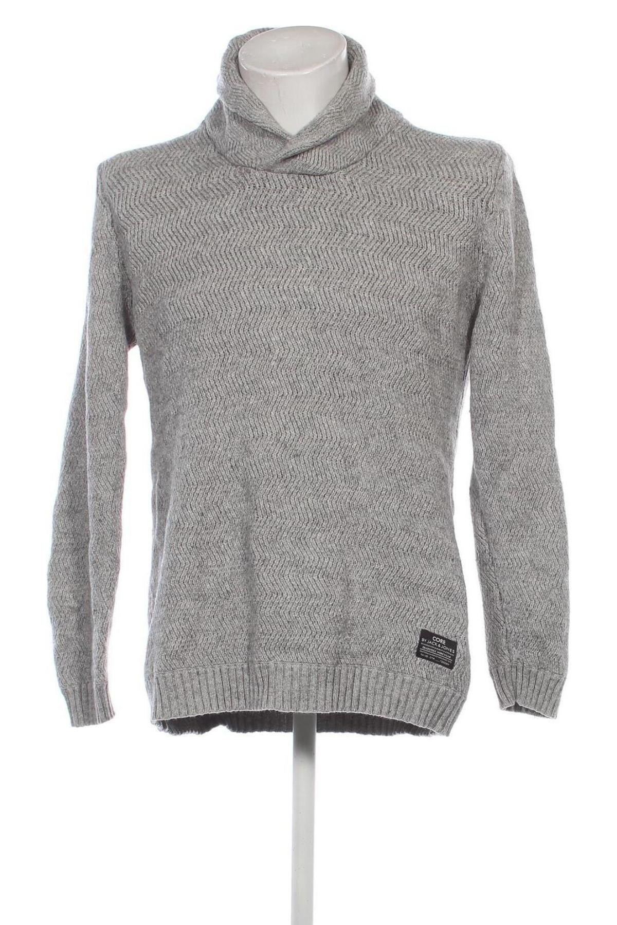 Pánský svetr  Core By Jack & Jones, Velikost XL, Barva Šedá, Cena  359,00 Kč