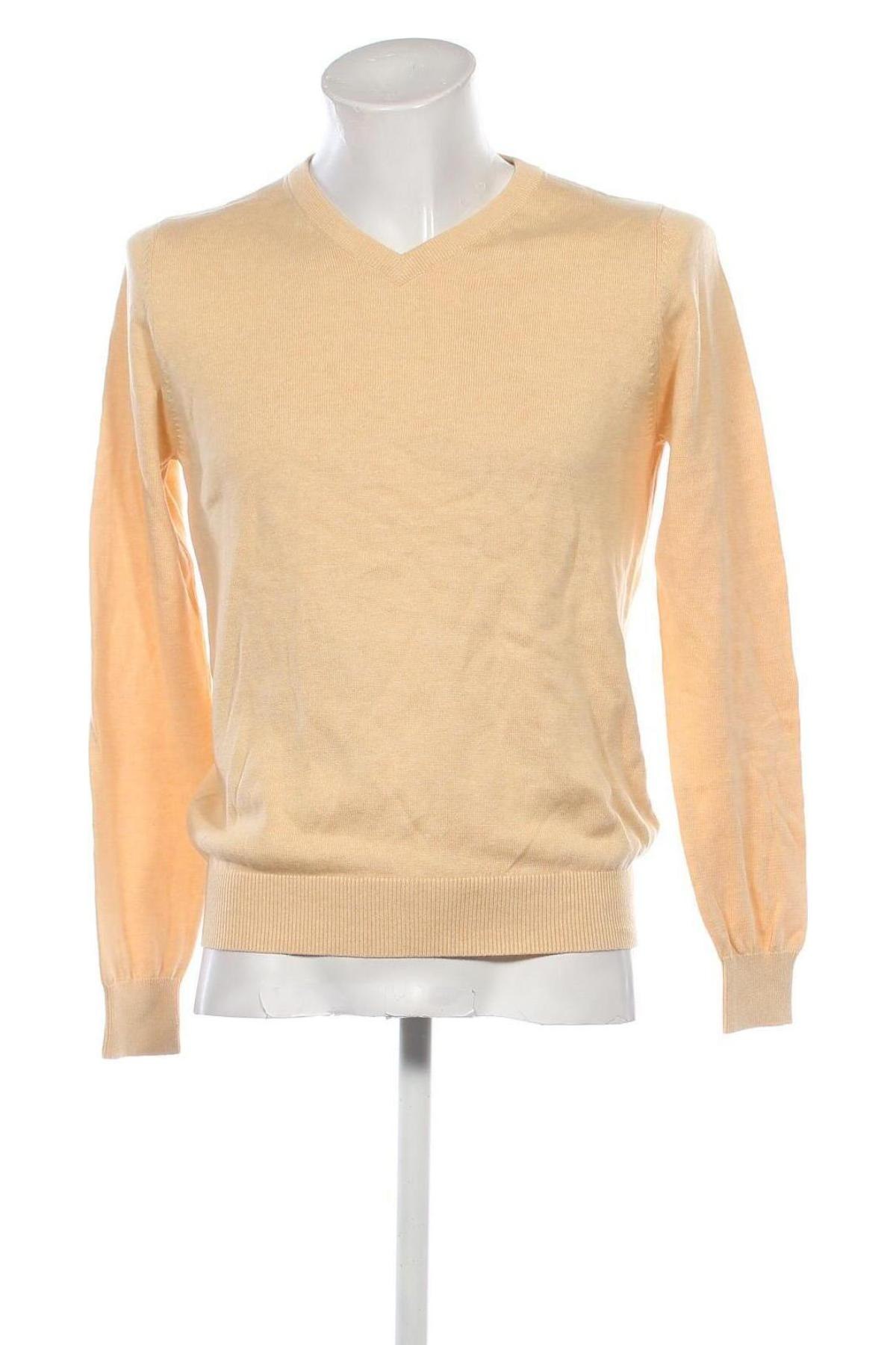 Herrenpullover Dressmann, Größe XXS, Farbe Ecru, Preis € 18,99