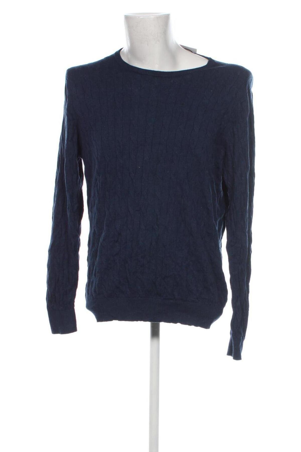 Herrenpullover Dressmann, Größe XL, Farbe Blau, Preis 20,49 €