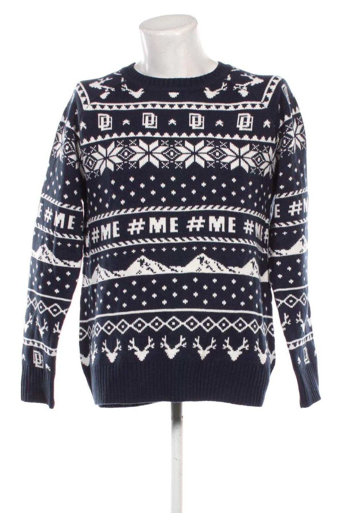 Męski sweter H&M Divided, Rozmiar L, Kolor Kolorowy, Cena 111,99 zł