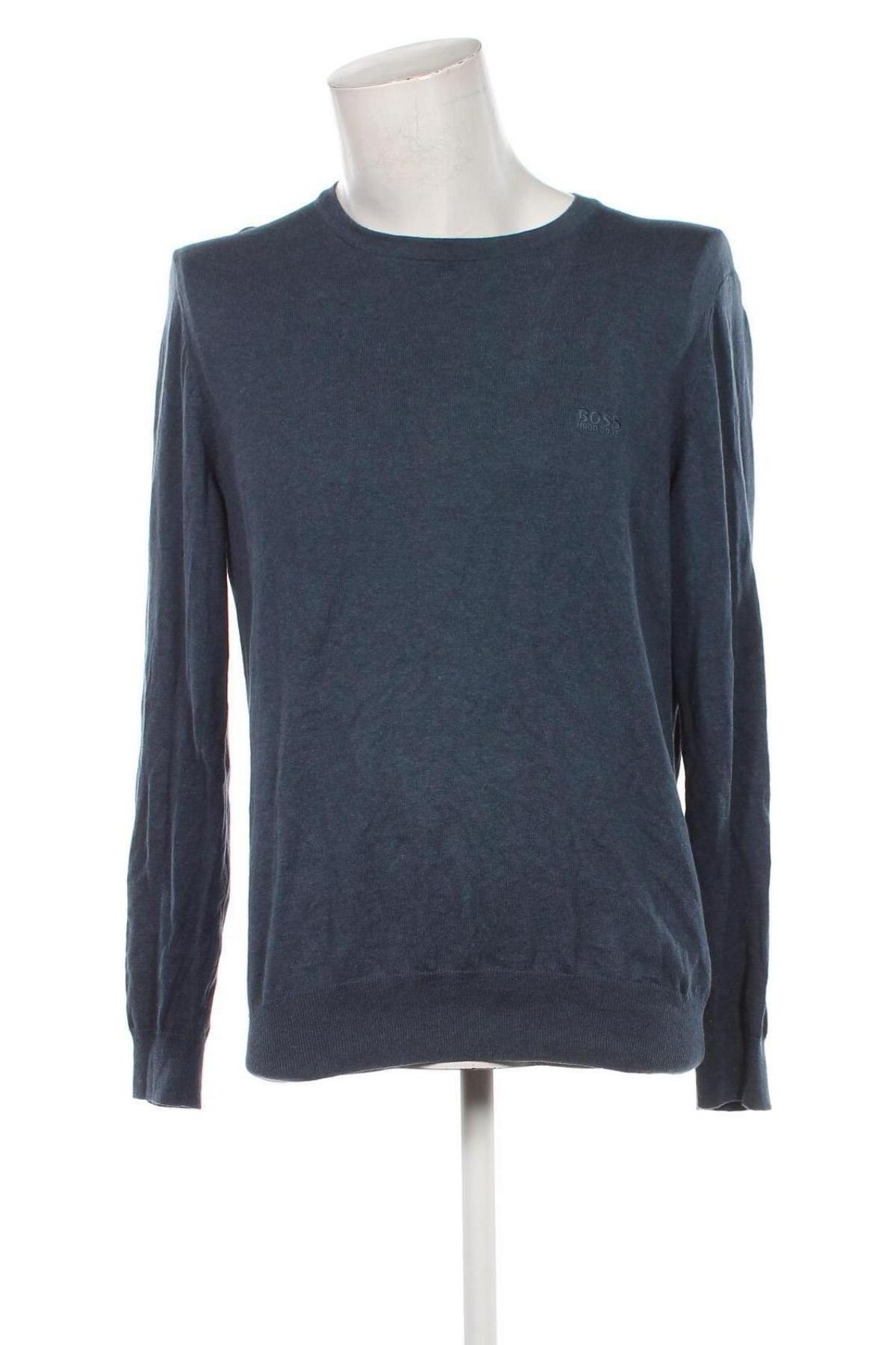 Herrenpullover Hugo Boss, Größe L, Farbe Blau, Preis 95,99 €