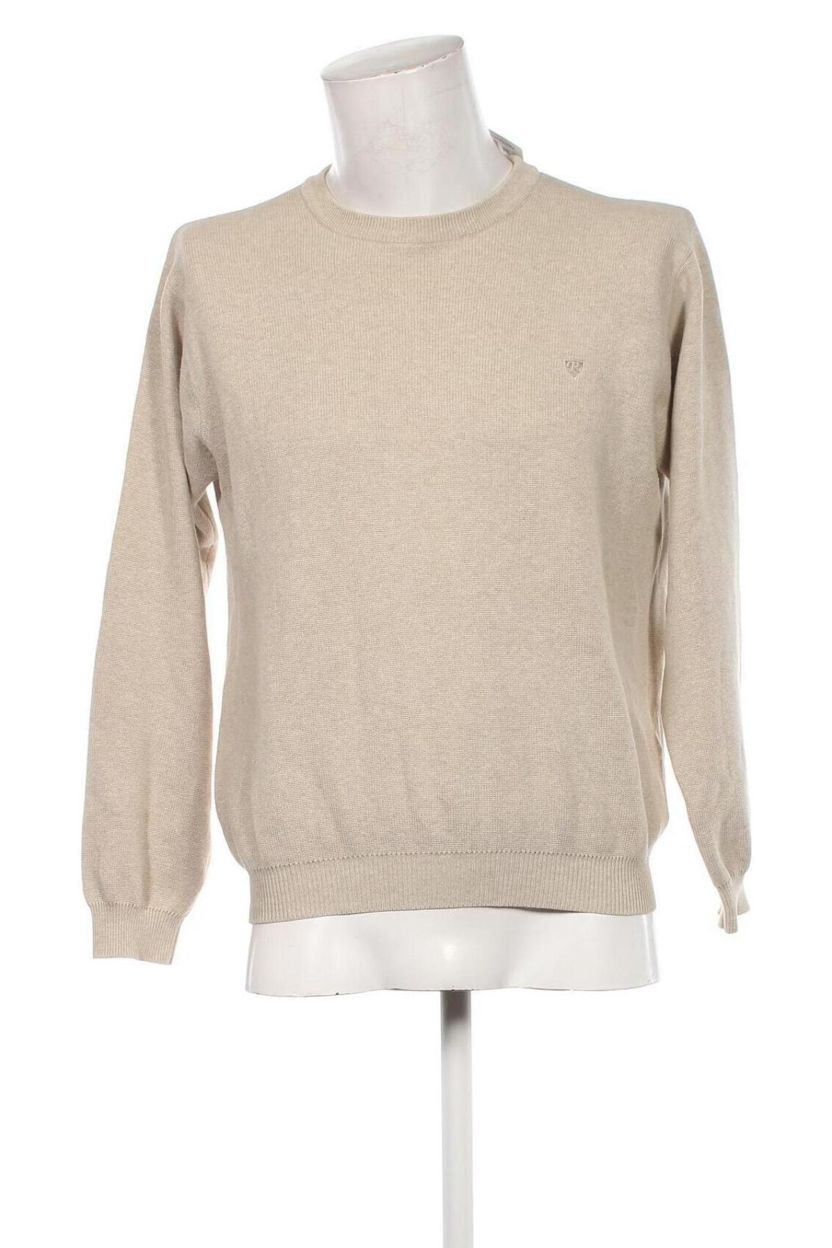 Herrenpullover Redford, Größe M, Farbe Beige, Preis 24,99 €