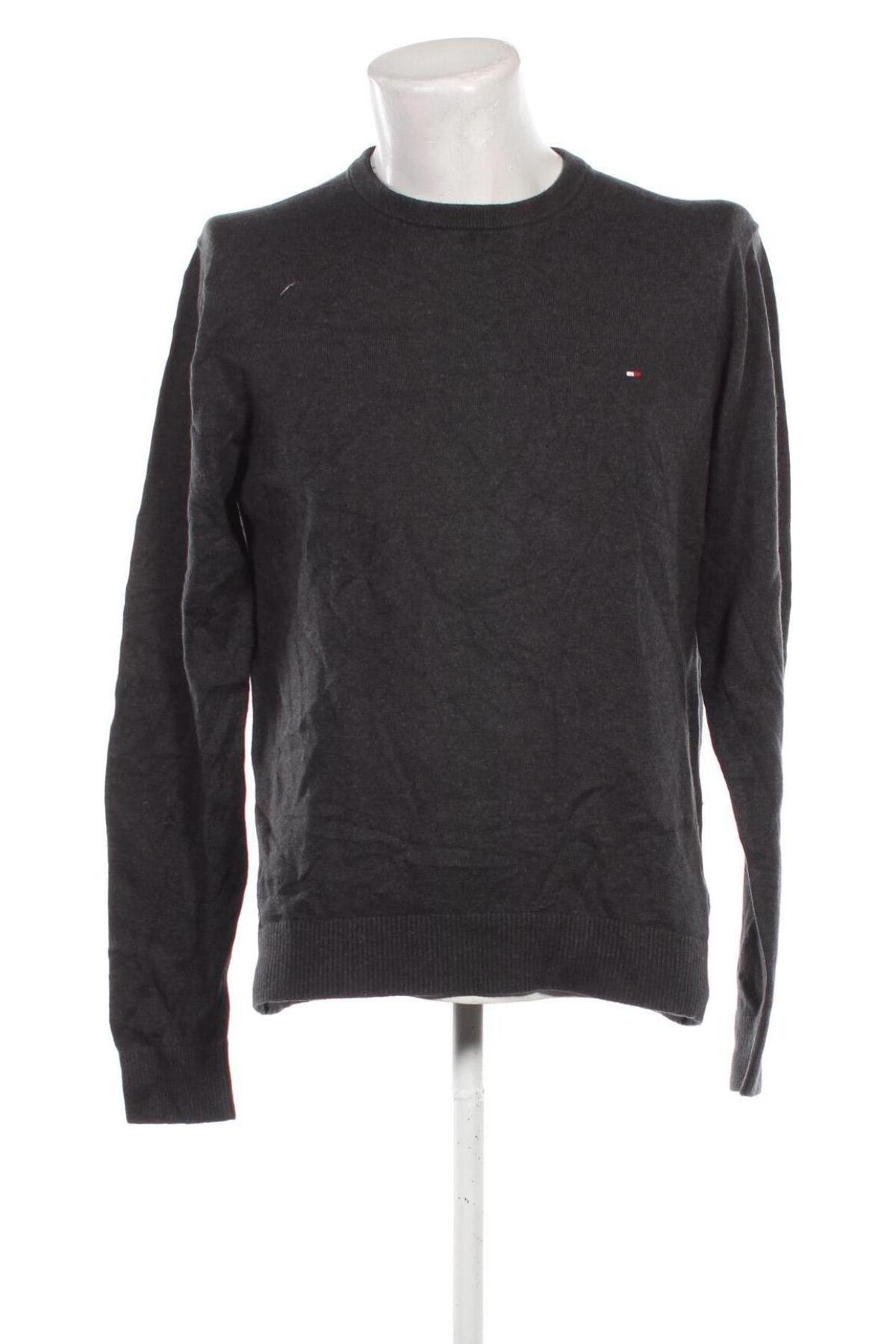 Herrenpullover Tommy Hilfiger, Größe L, Farbe Grau, Preis 61,99 €