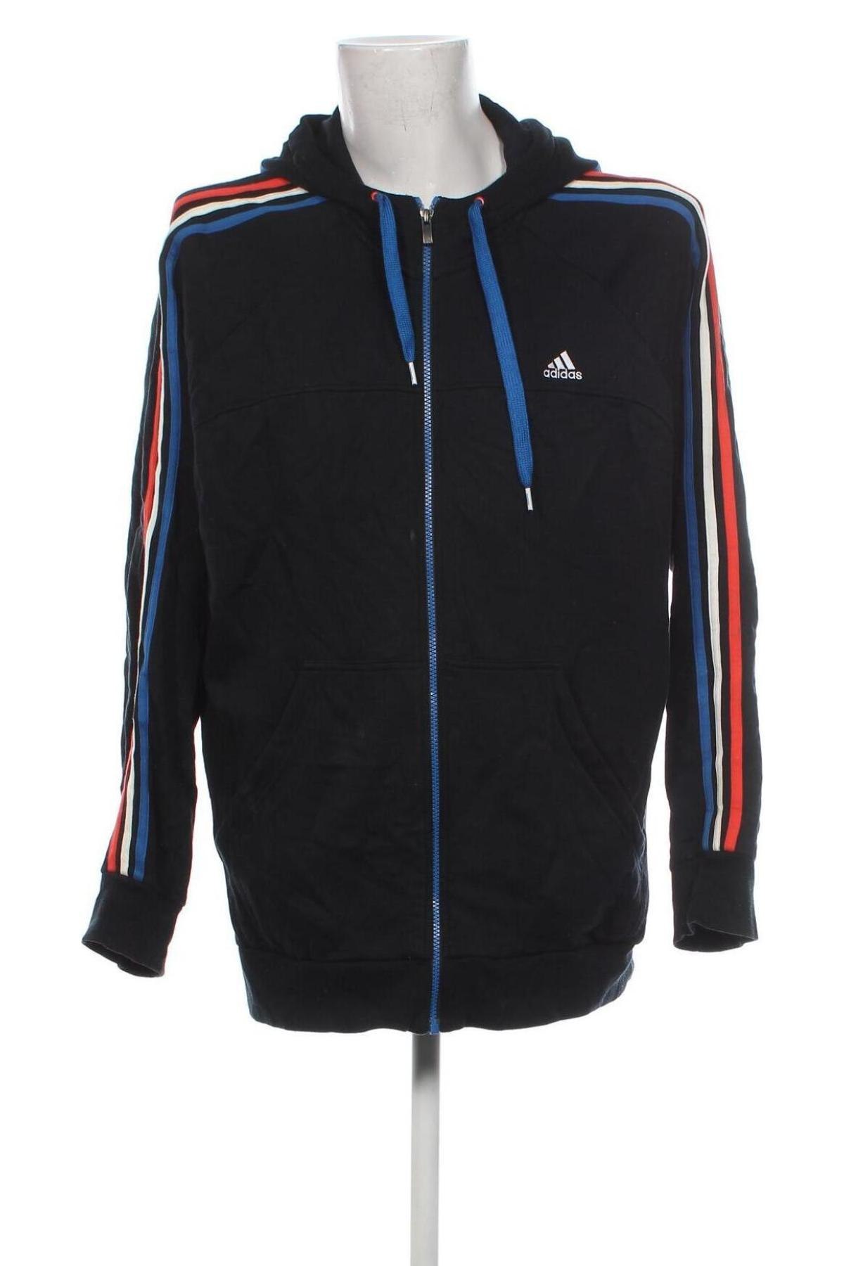 Ανδρικό φούτερ Adidas, Μέγεθος XXL, Χρώμα Μαύρο, Τιμή 32,99 €