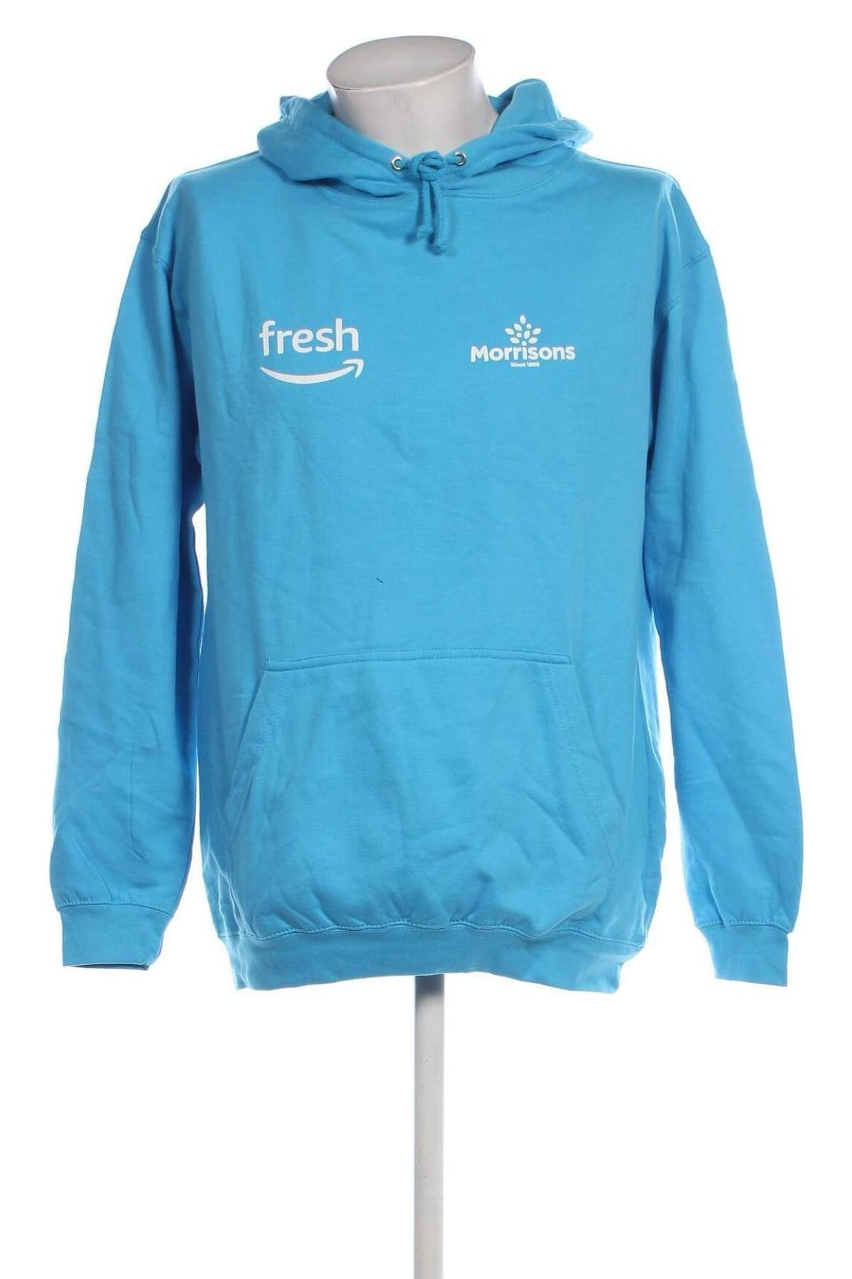 Herren Sweatshirt Just hoods, Größe L, Farbe Blau, Preis 27,49 €