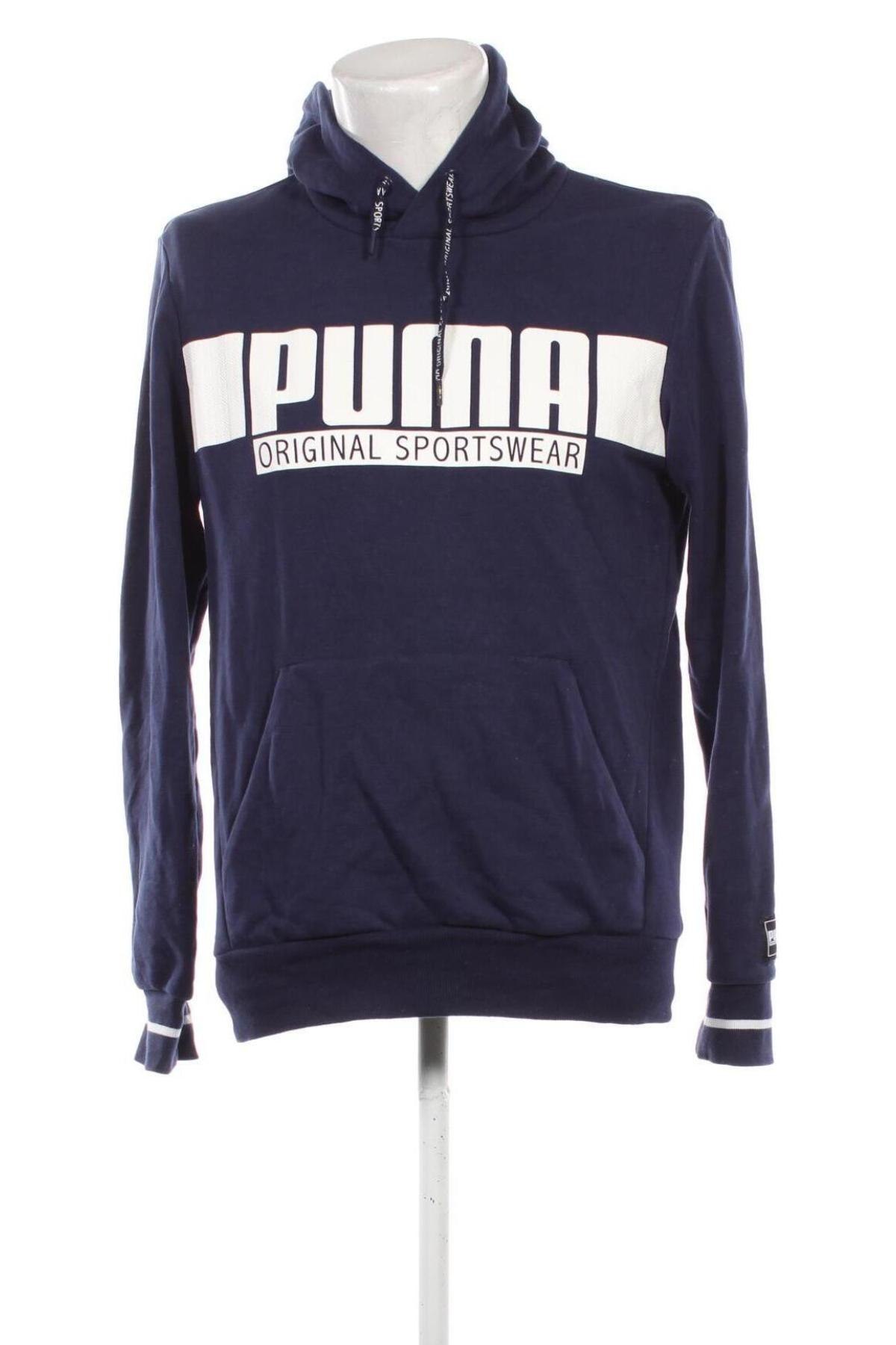 Hanorac de bărbați PUMA, Mărime M, Culoare Albastru, Preț 180,99 Lei