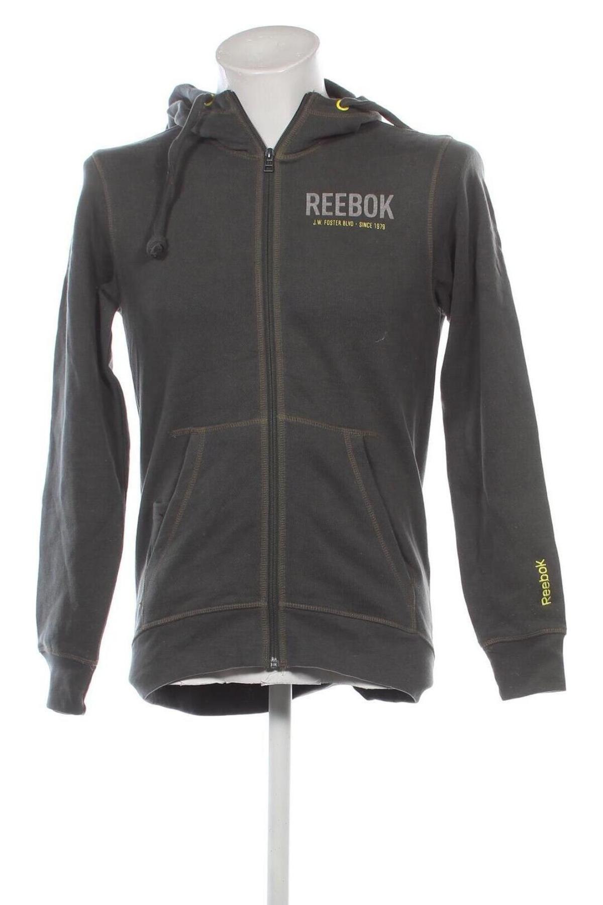 Herren Sweatshirt Reebok, Größe S, Farbe Grün, Preis 31,99 €