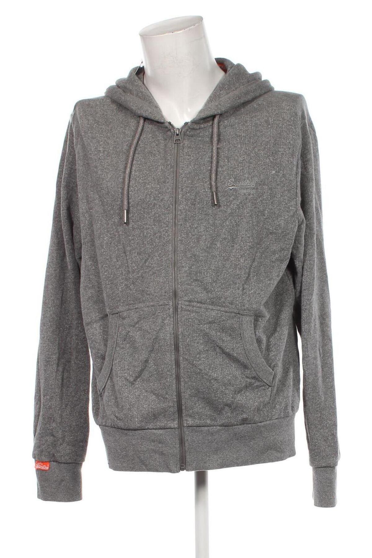 Herren Sweatshirt Superdry, Größe L, Farbe Grau, Preis € 26,99