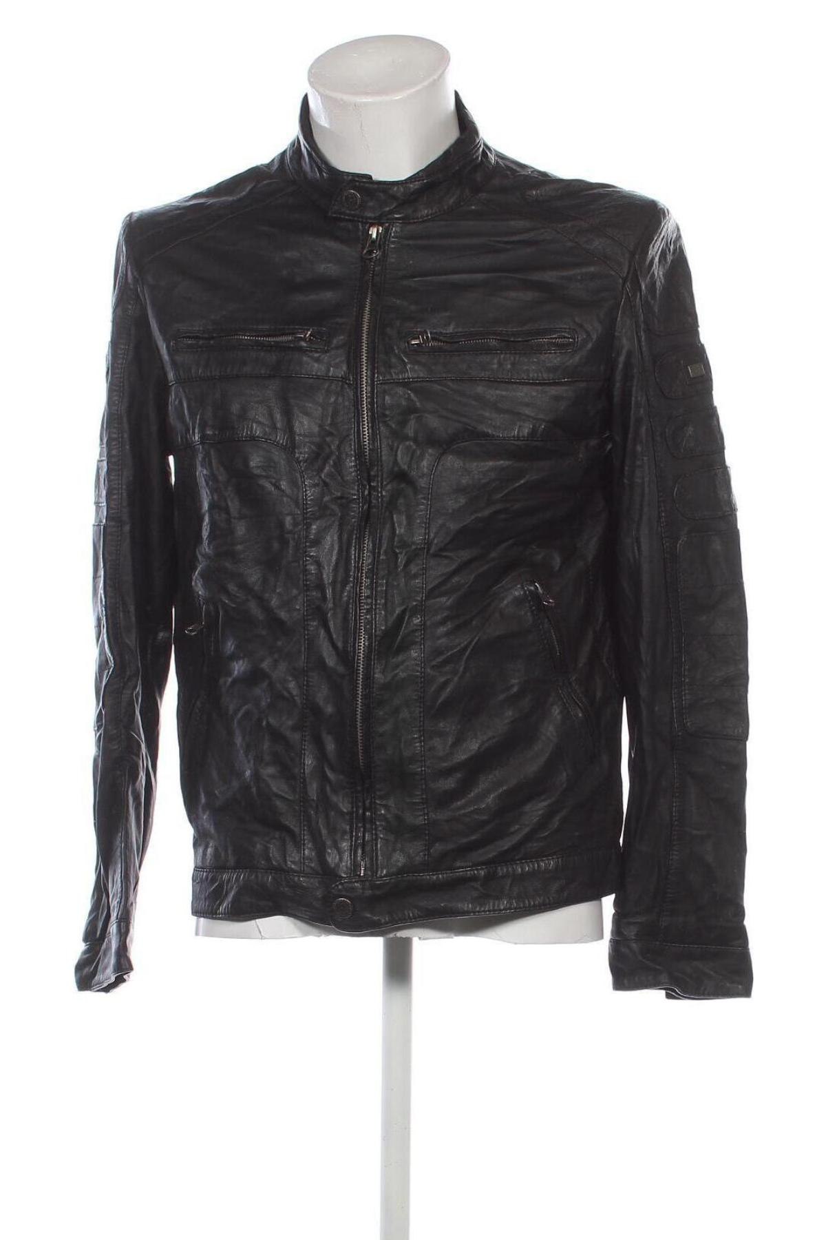 Herren Lederjacke Bruno Banani, Größe S, Farbe Schwarz, Preis € 99,99