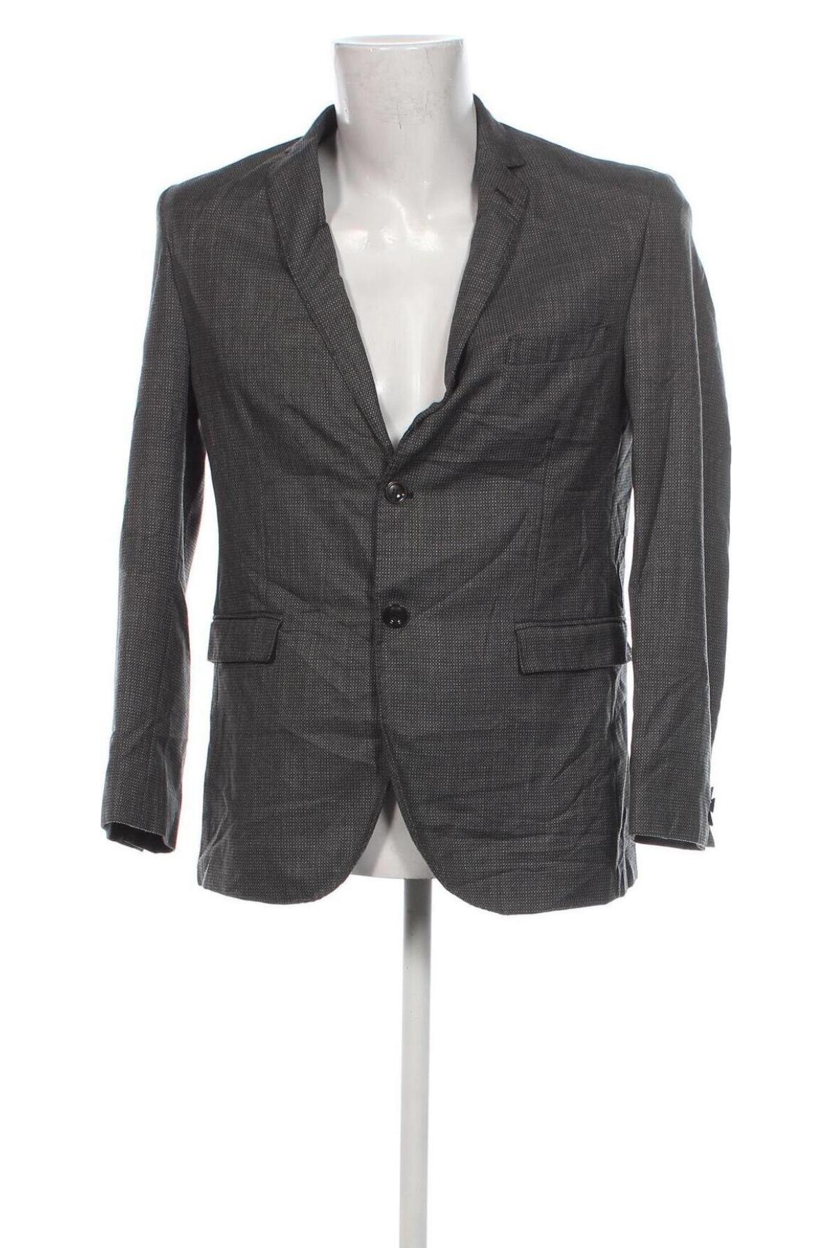 Herren Sakko Made In Italy, Größe L, Farbe Grau, Preis € 40,99