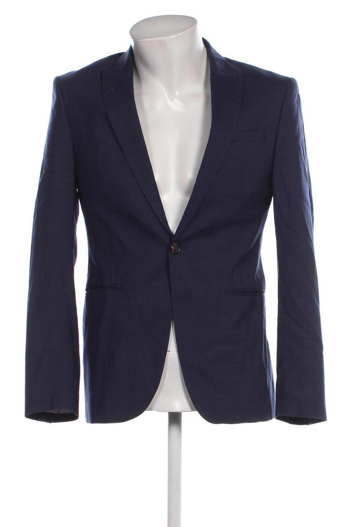 Herren Sakko Zara Man, Größe M, Farbe Blau, Preis € 15,99