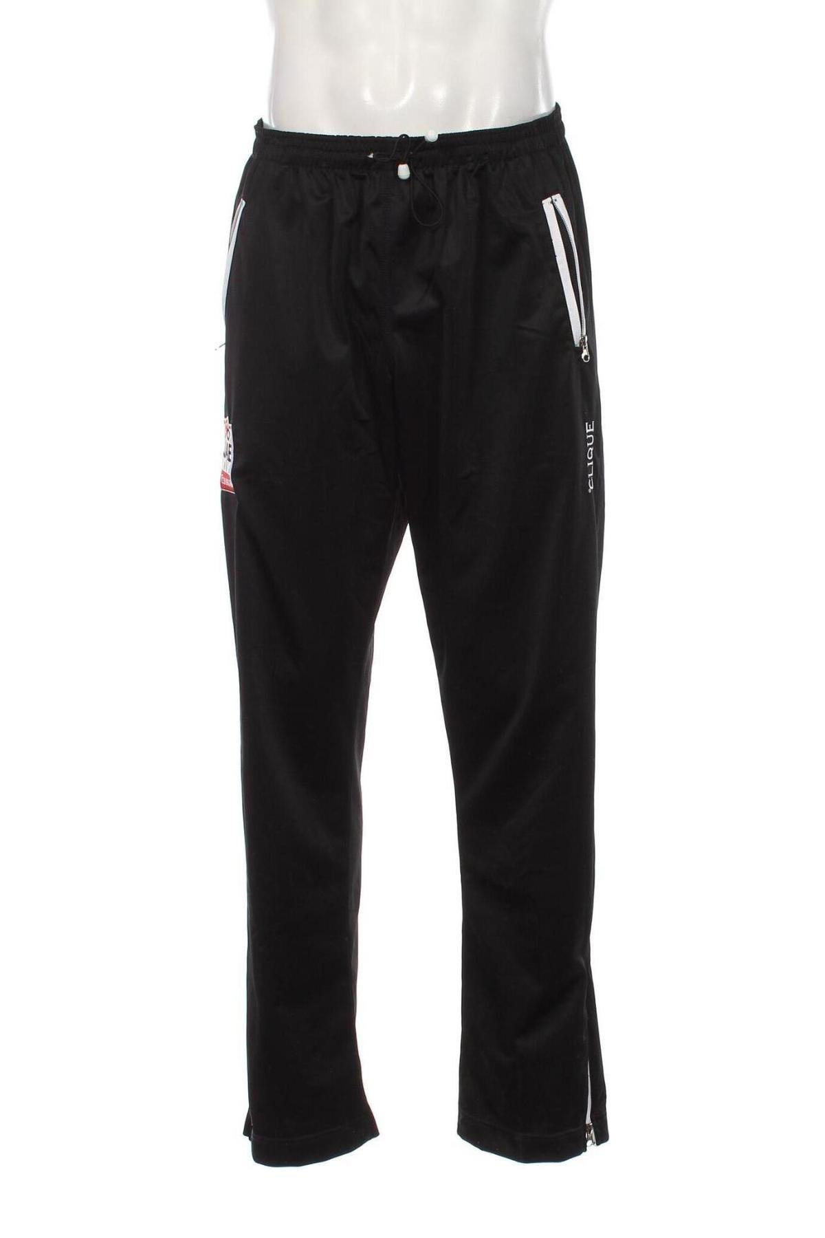 Pantaloni trening de bărbați Clique, Mărime XL, Culoare Negru, Preț 95,99 Lei