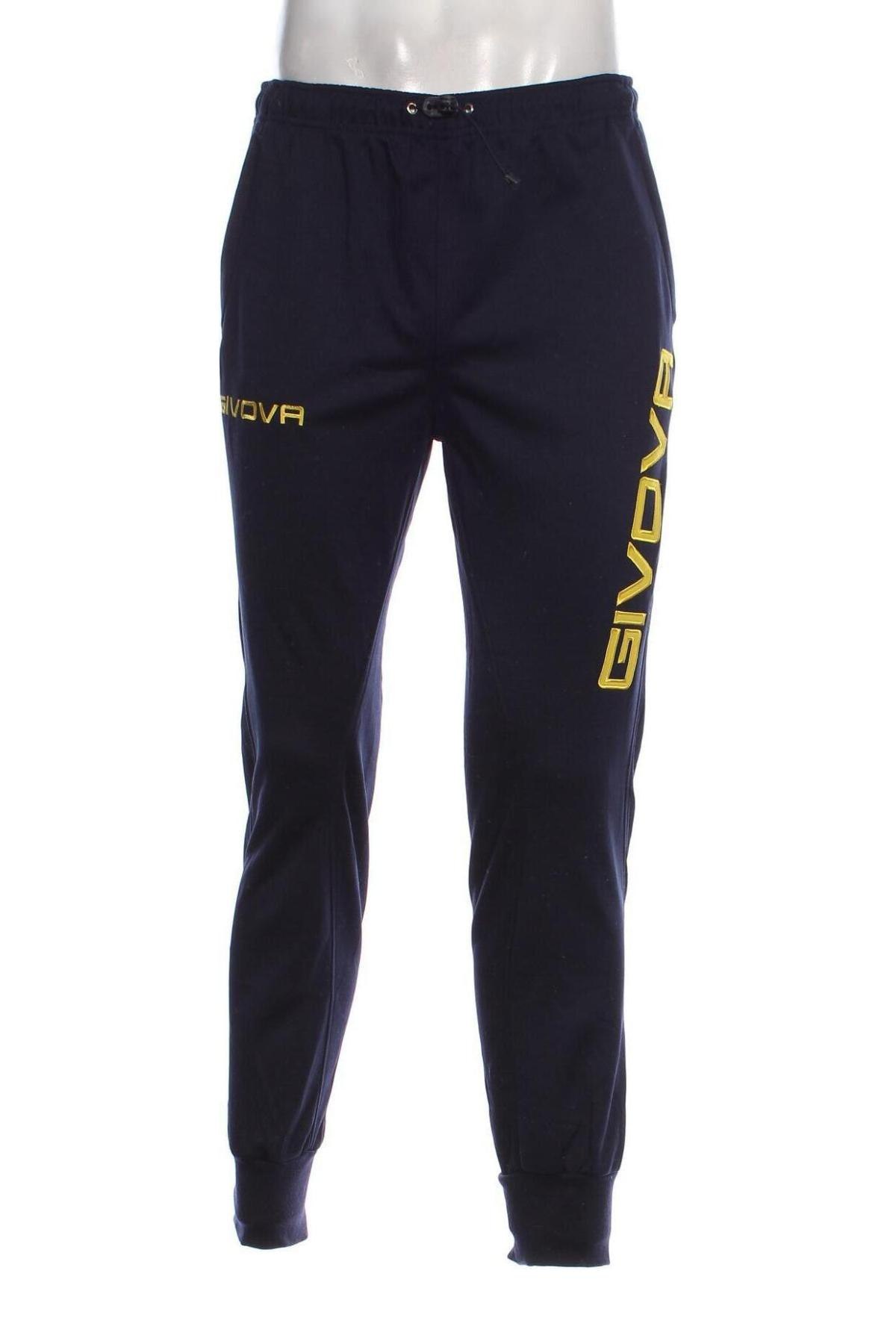 Herren Sporthose Givova, Größe M, Farbe Blau, Preis € 20,49