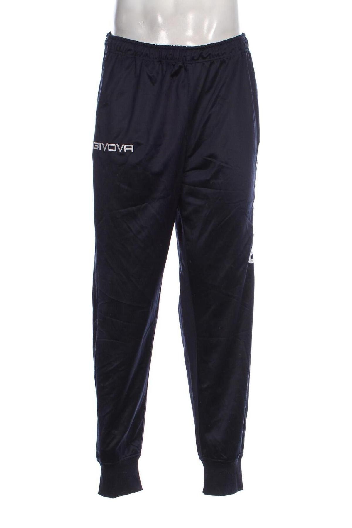 Herren Sporthose Givova, Größe L, Farbe Blau, Preis 32,49 €