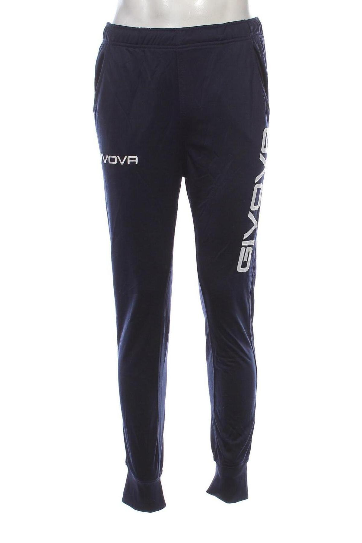 Herren Sporthose Givova, Größe M, Farbe Blau, Preis 20,49 €