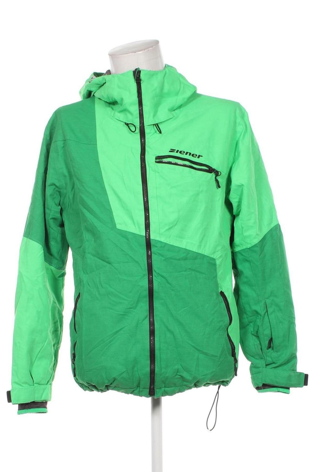 Herrenjacke für Wintersports Ziener, Größe L, Farbe Grün, Preis 133,99 €