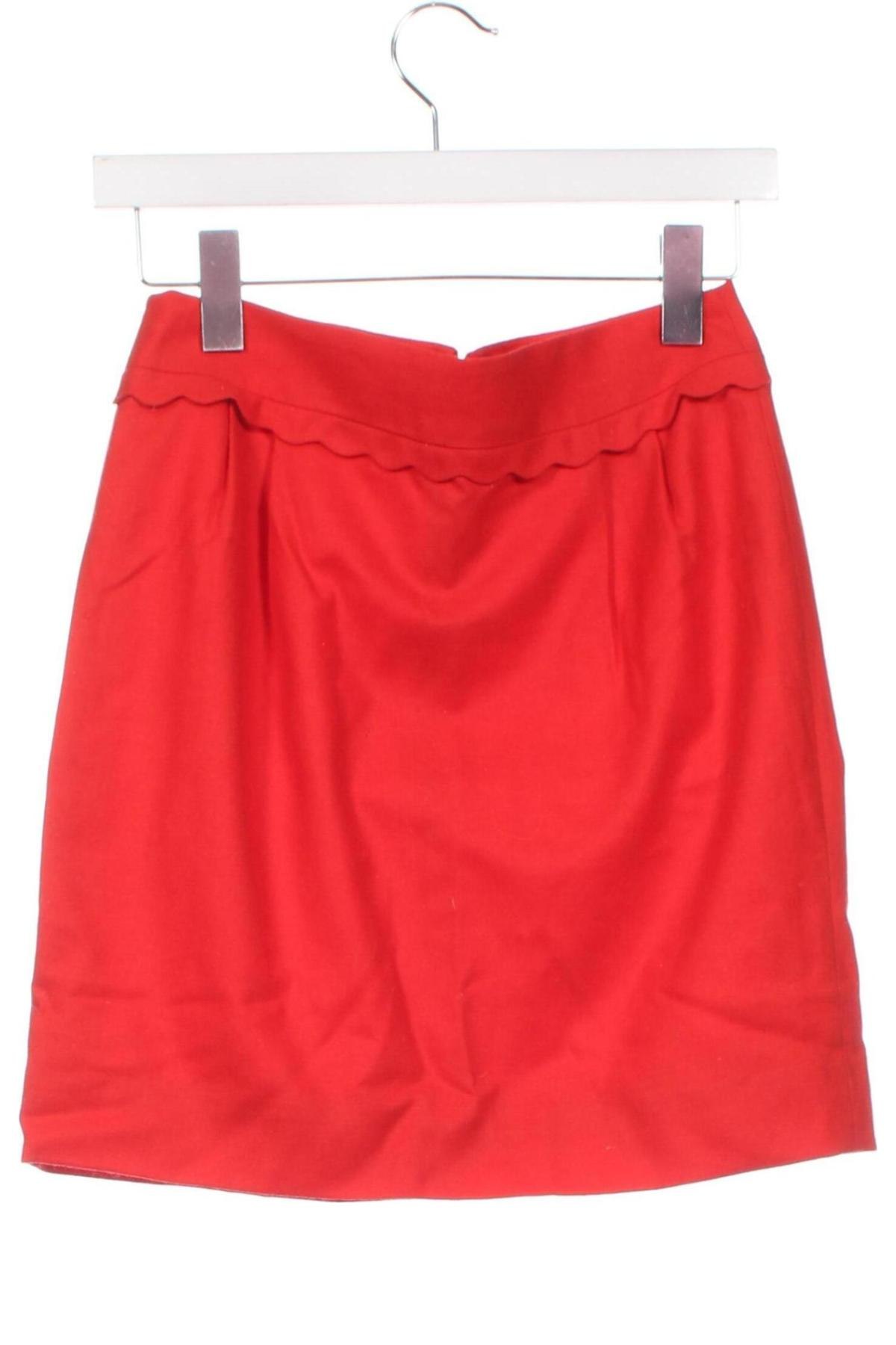 Sukňa J.Crew, Veľkosť XS, Farba Červená, Cena  29,95 €