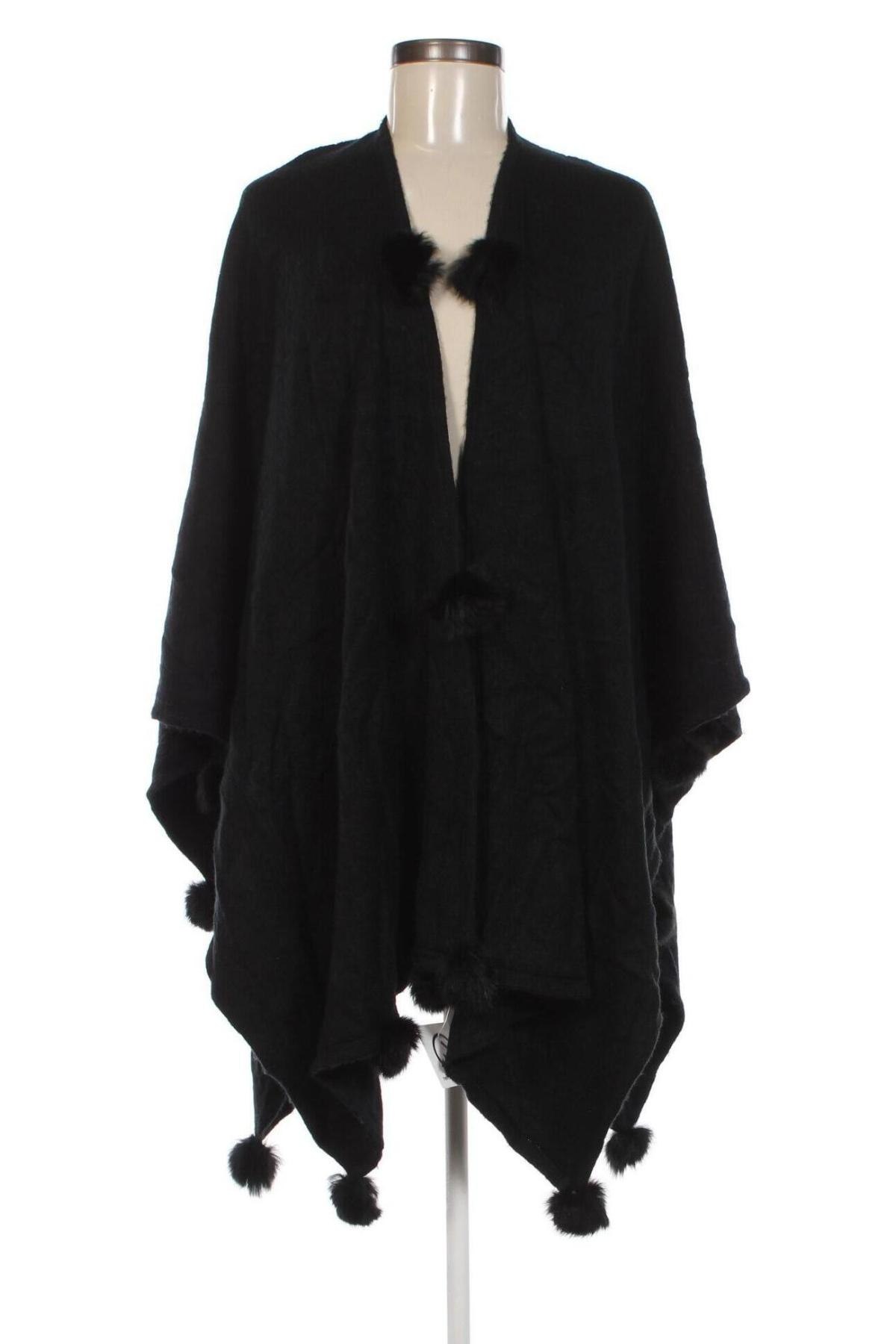 Poncho, Größe M, Farbe Schwarz, Preis 7,49 €