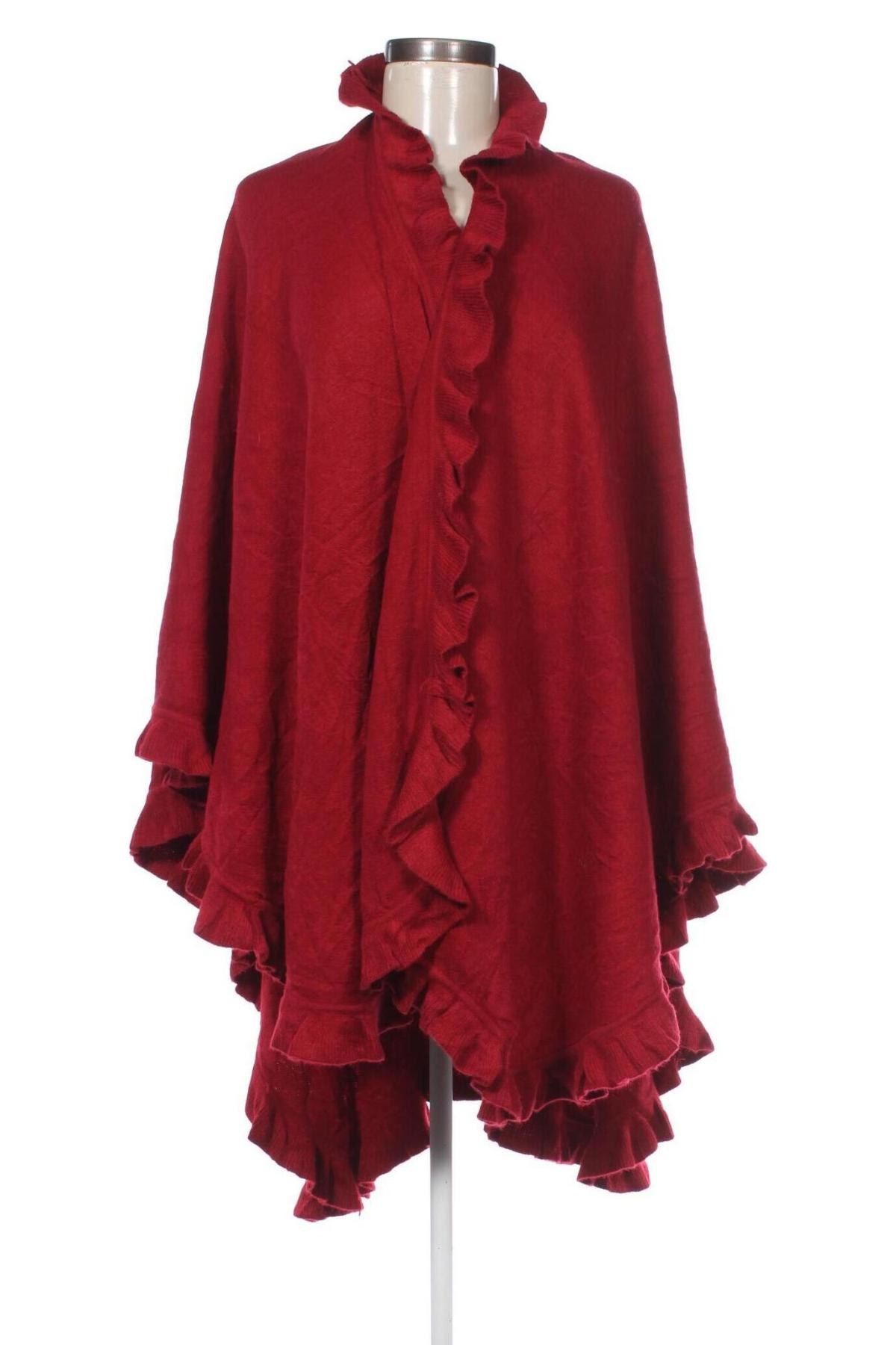 Poncho, Größe XXL, Farbe Rot, Preis € 20,49