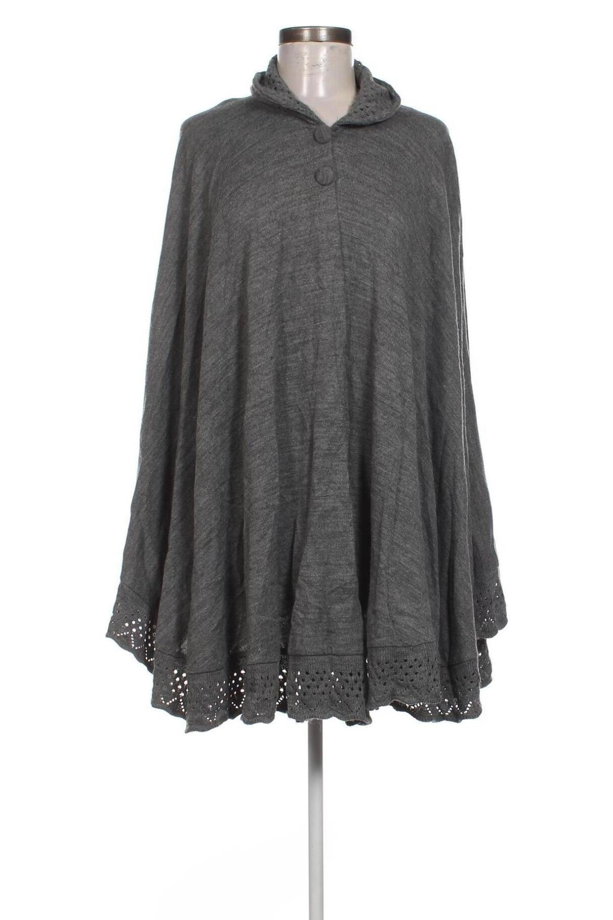 Poncho, Mărime M, Culoare Gri, Preț 67,99 Lei