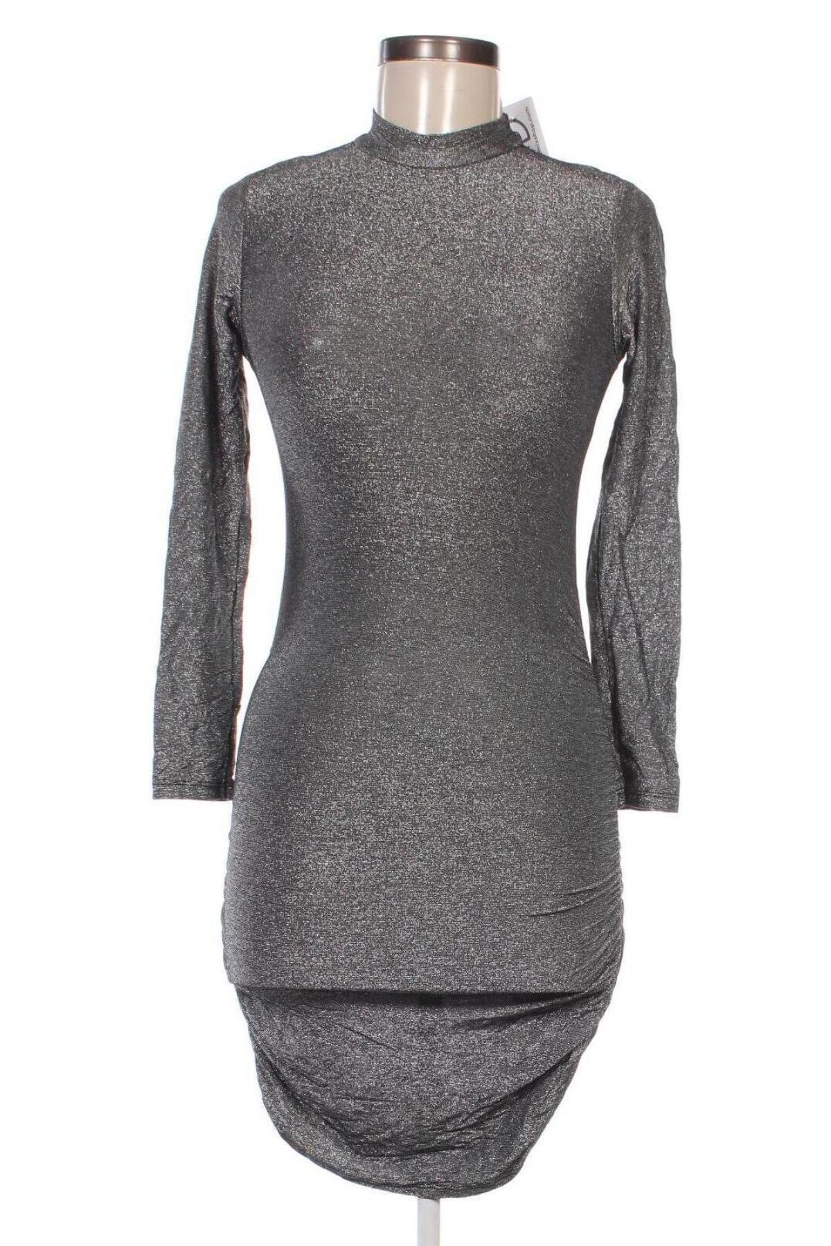 Kleid Made In Italy, Größe S, Farbe Silber, Preis € 10,49