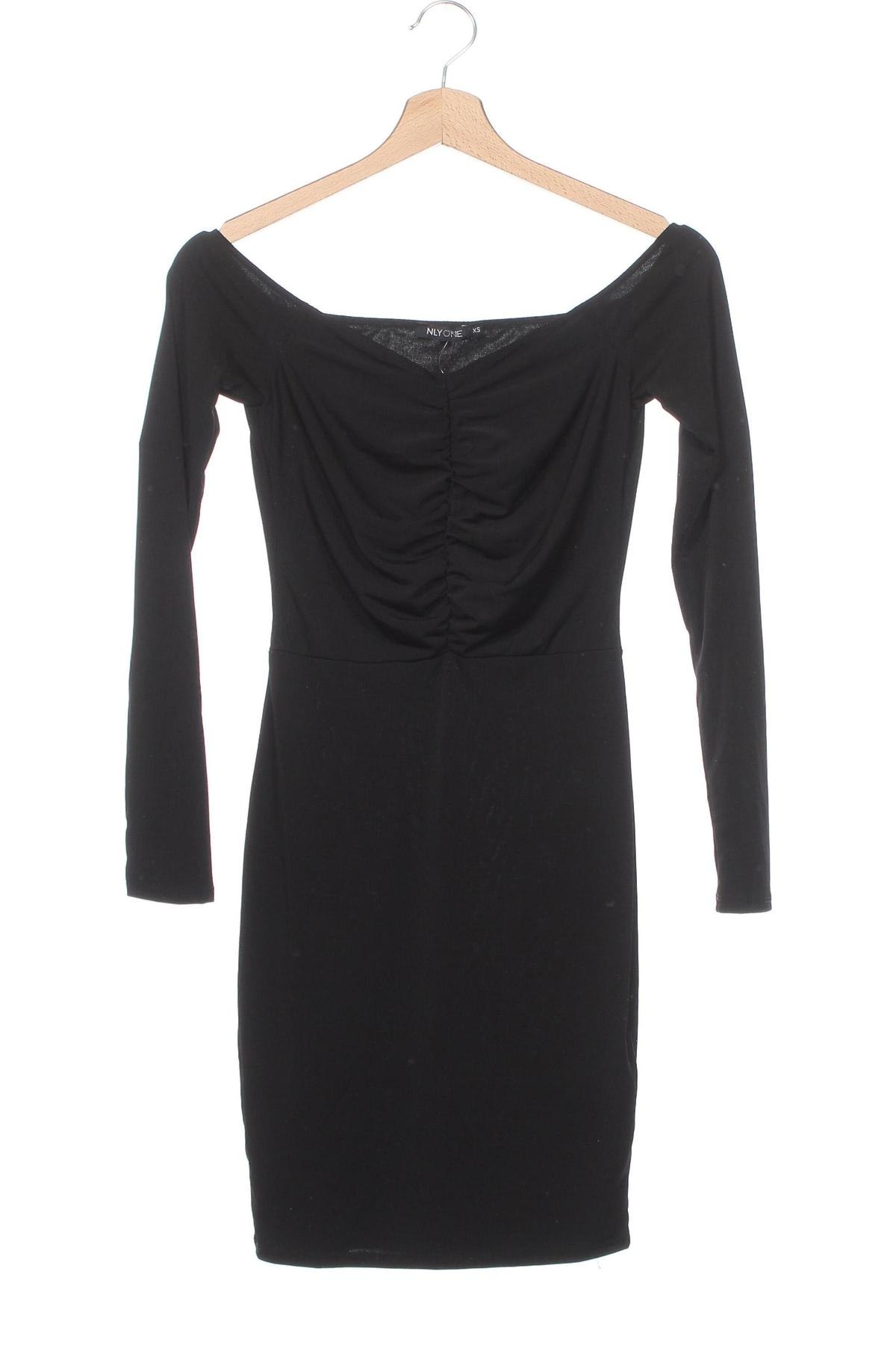 Kleid Nly One, Größe XS, Farbe Schwarz, Preis 9,49 €